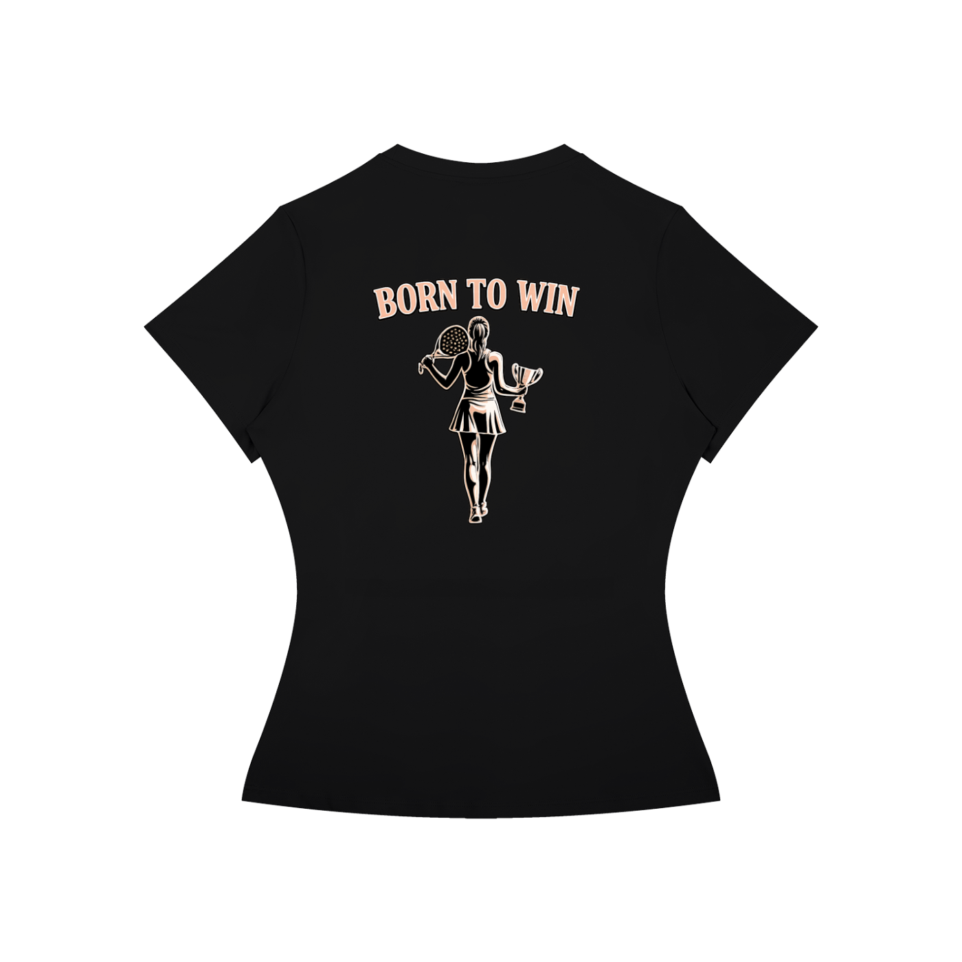 Women’s Slim Fit Performance T-Shirt/ Born To Win.