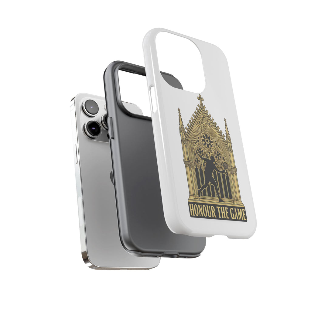 Phone Case — 'Honour the Game' Gothic Padel Tennis Cathedral Design