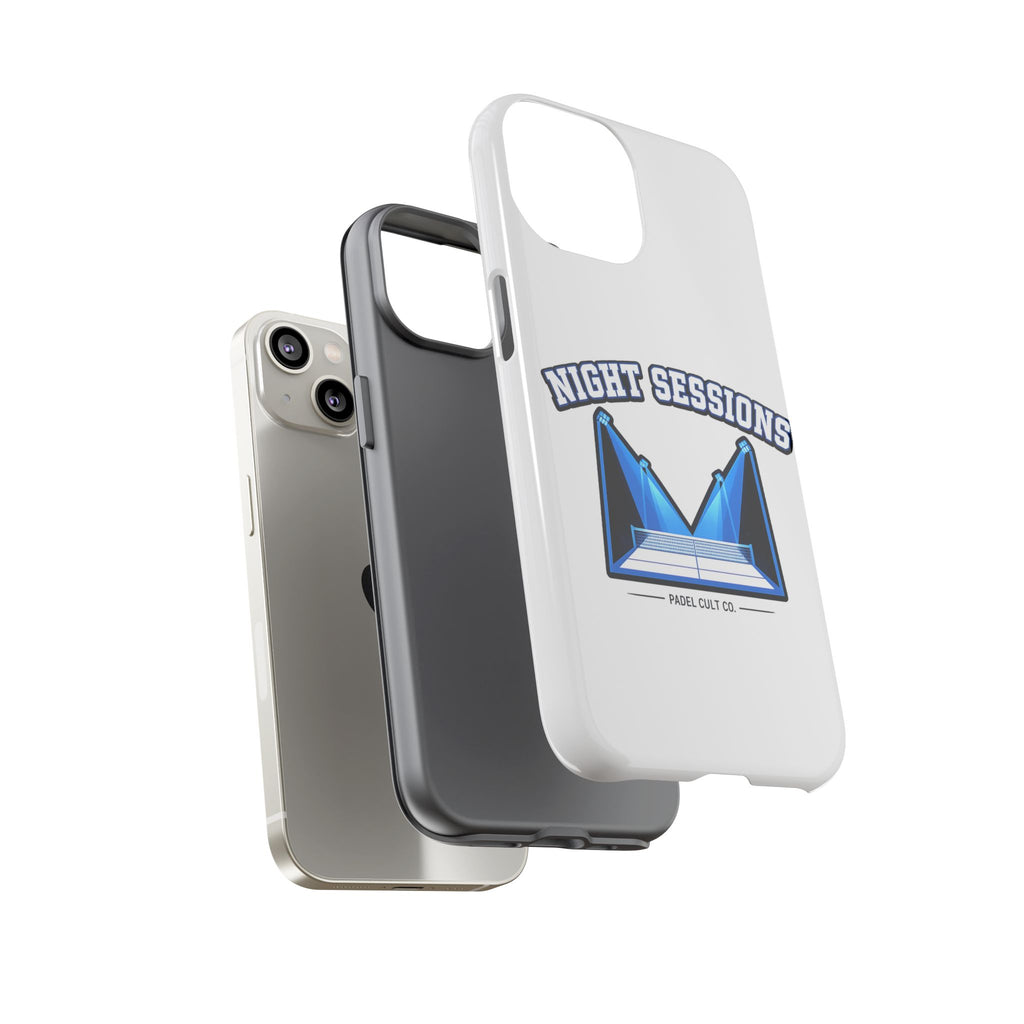 Night Sessions Phone Case — Tough Protective Slim Case with Padel-Inspired Design