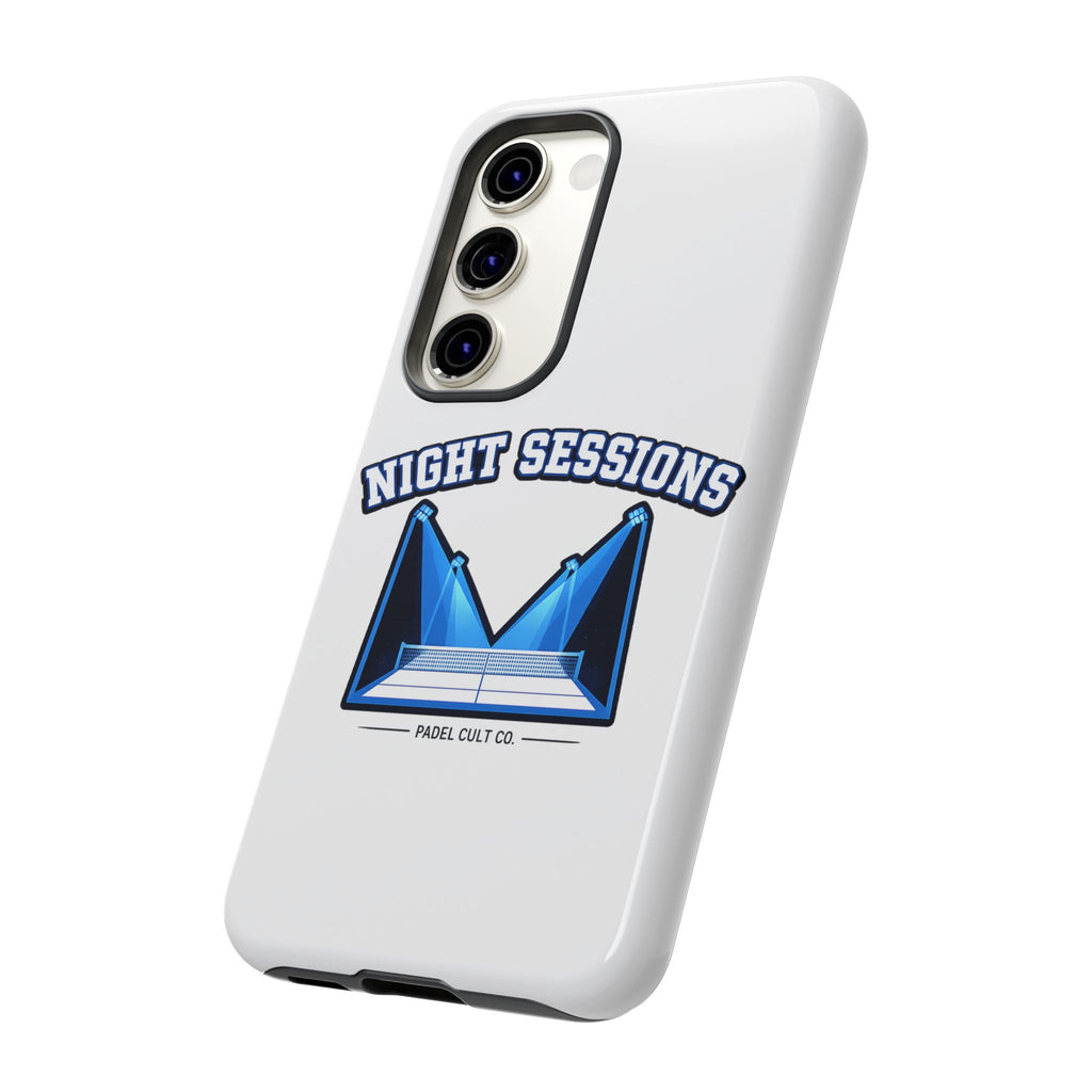 Night Sessions Phone Case — Tough Protective Slim Case with Padel-Inspired Design