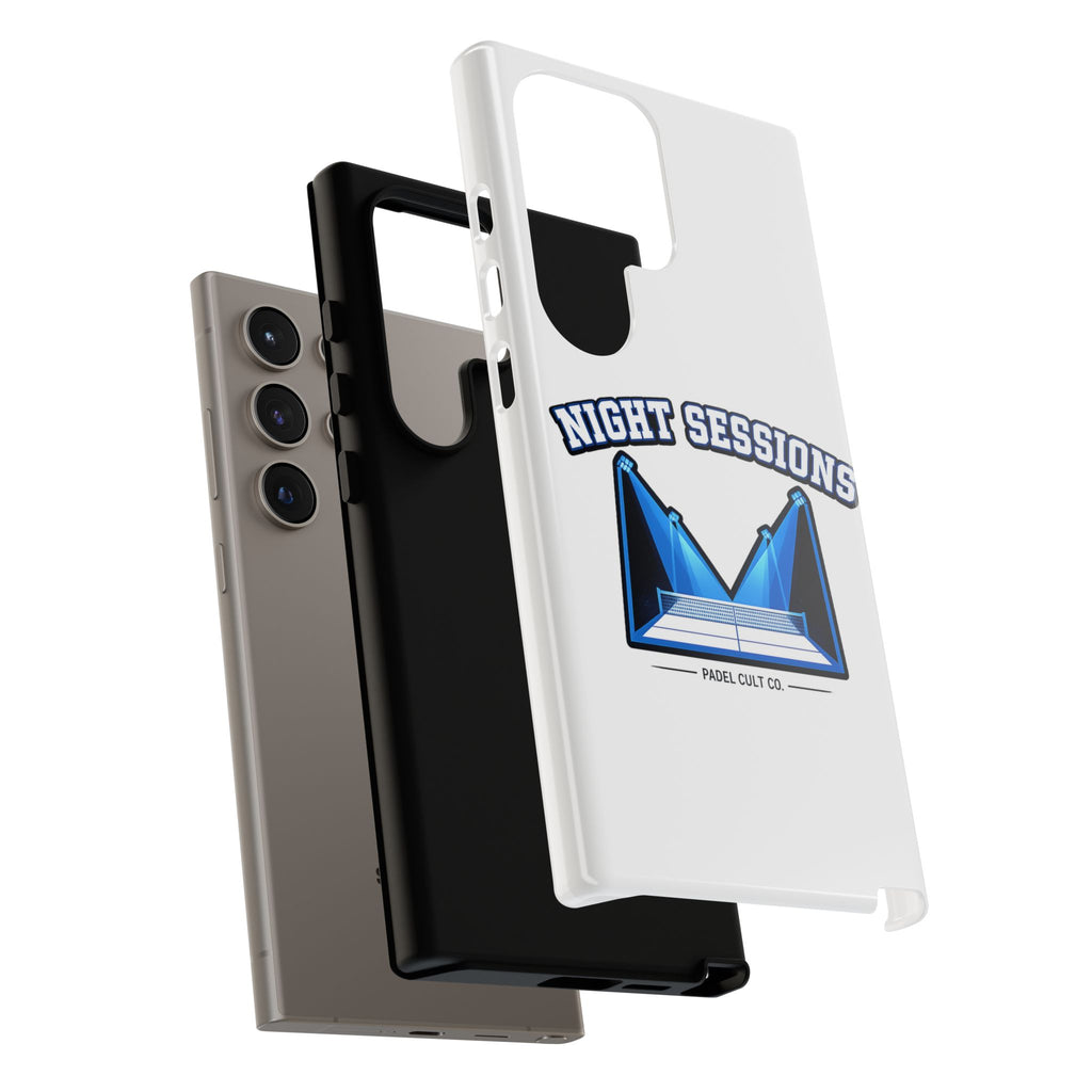 Night Sessions Phone Case — Tough Protective Slim Case with Padel-Inspired Design