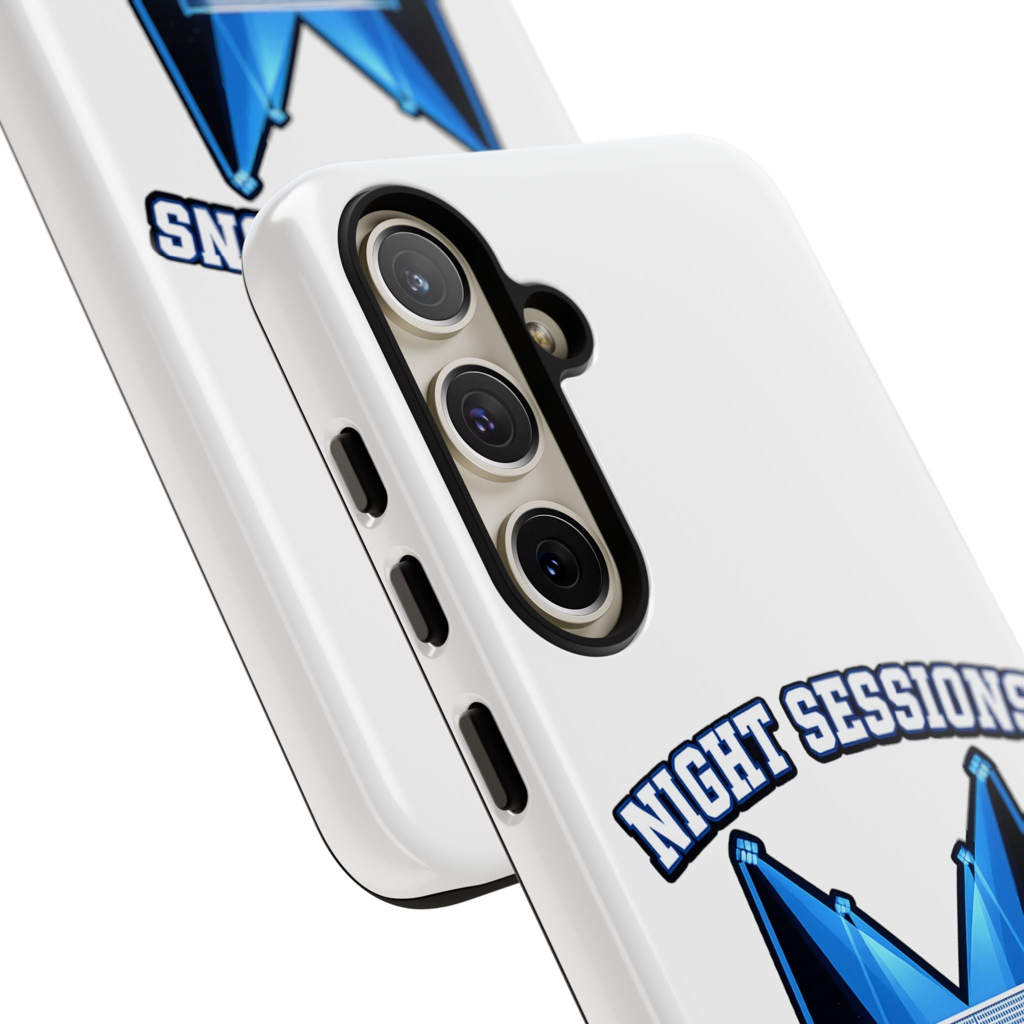 Night Sessions Phone Case — Tough Protective Slim Case with Padel-Inspired Design