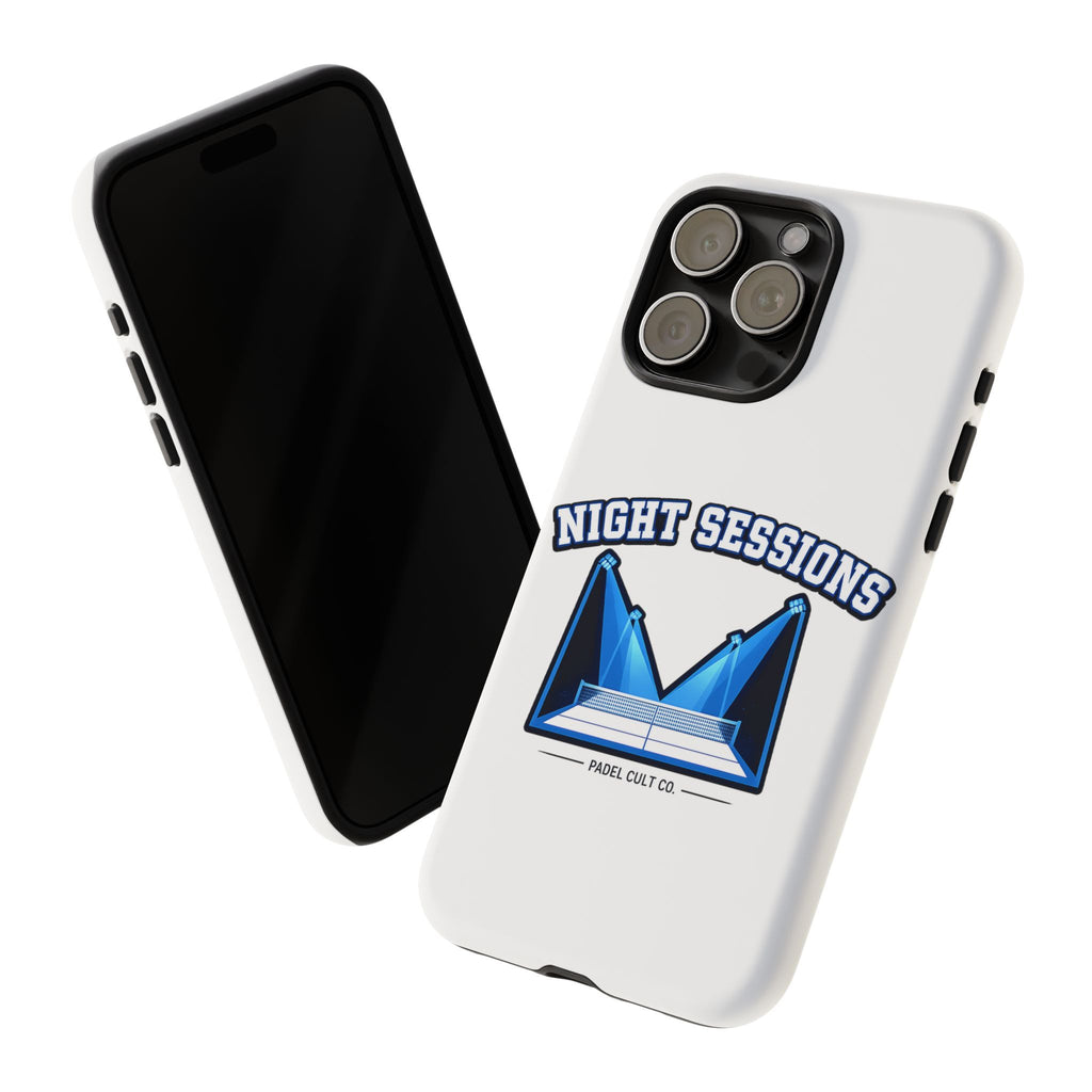Night Sessions Phone Case — Tough Protective Slim Case with Padel-Inspired Design