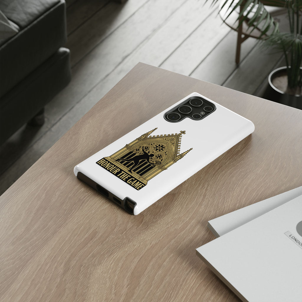 Phone Case — 'Honour the Game' Gothic Padel Tennis Cathedral Design