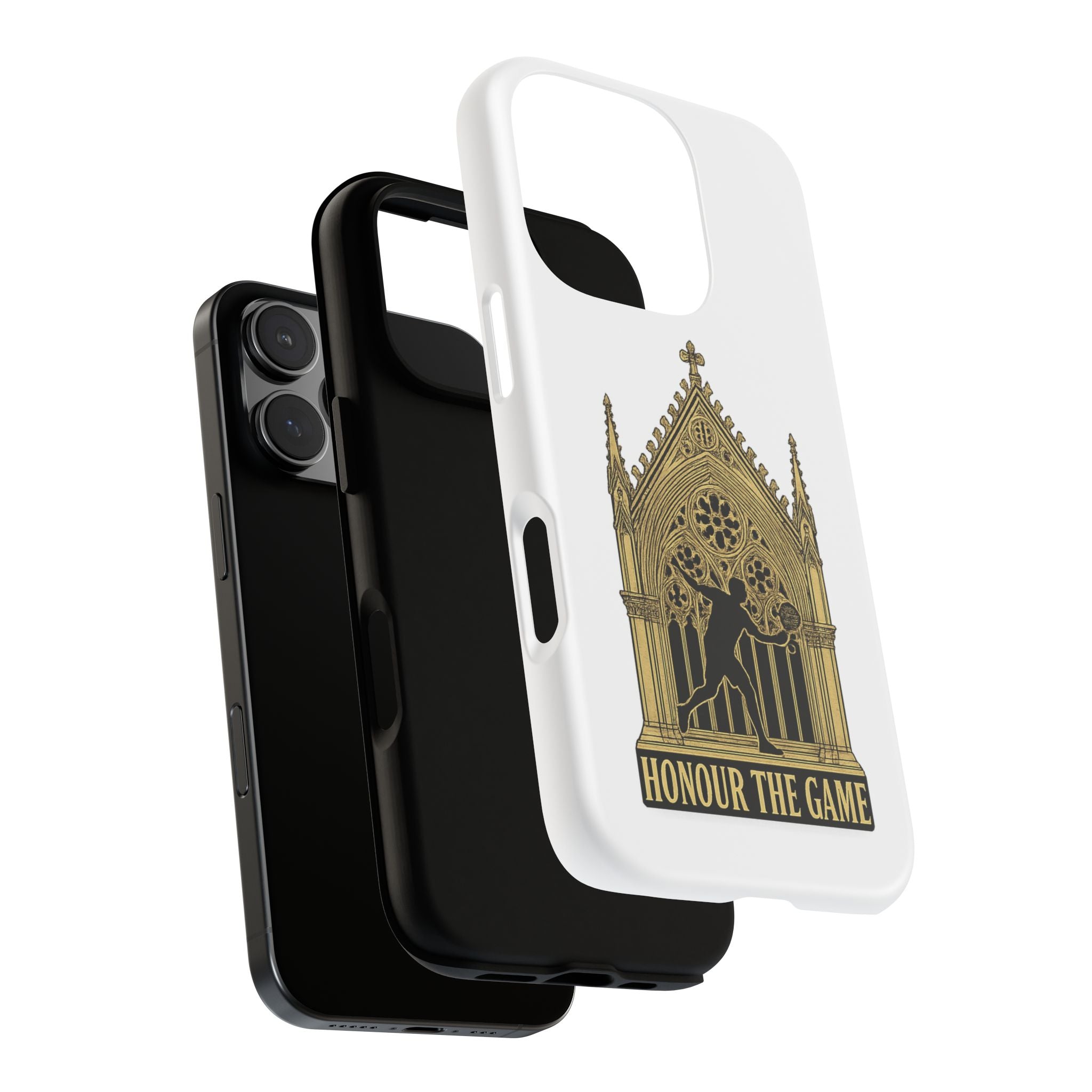 Phone Case — 'Honour the Game' Gothic Padel Tennis Cathedral Design