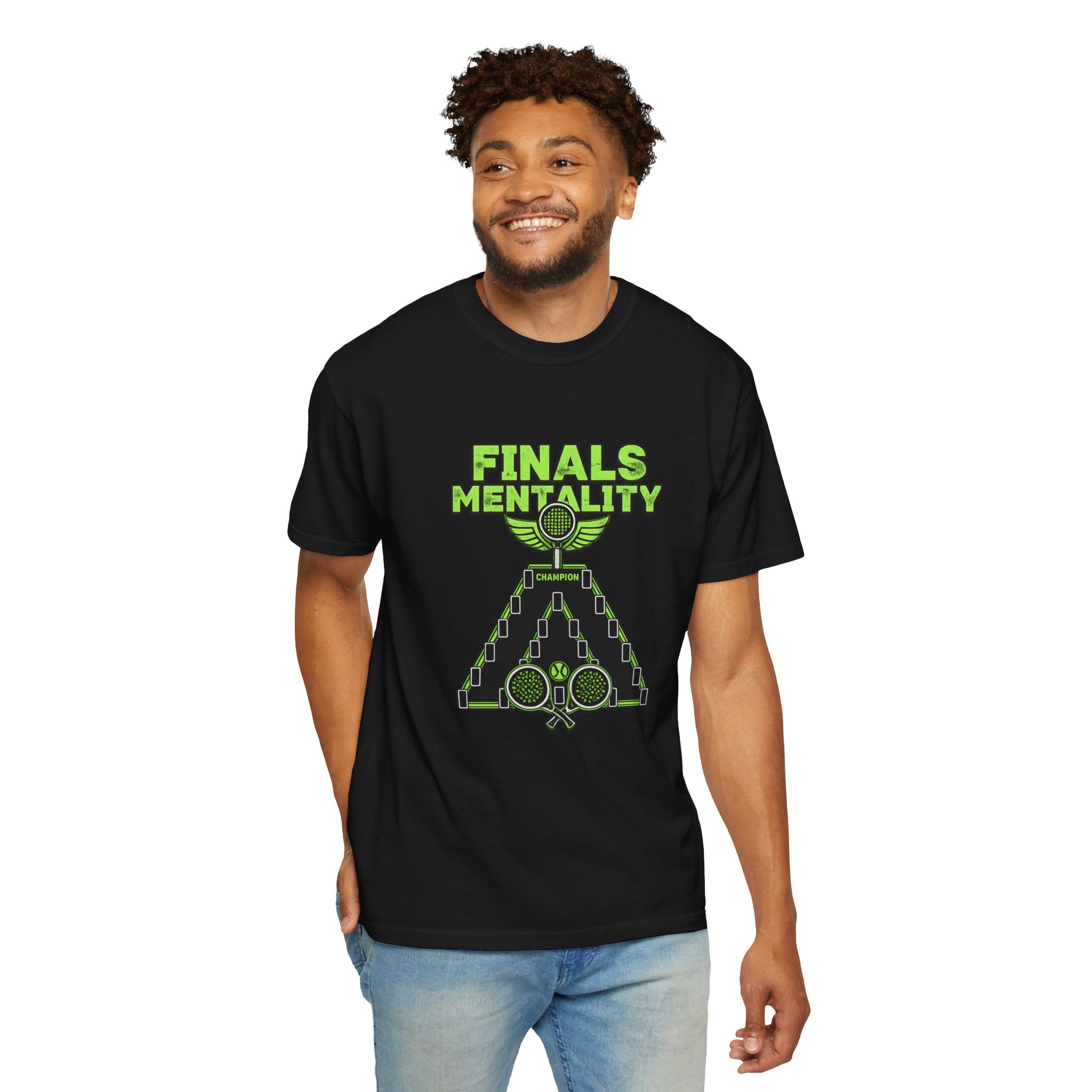 Finals Mentality T‑Shirt — Padel Tournament Champion Tee