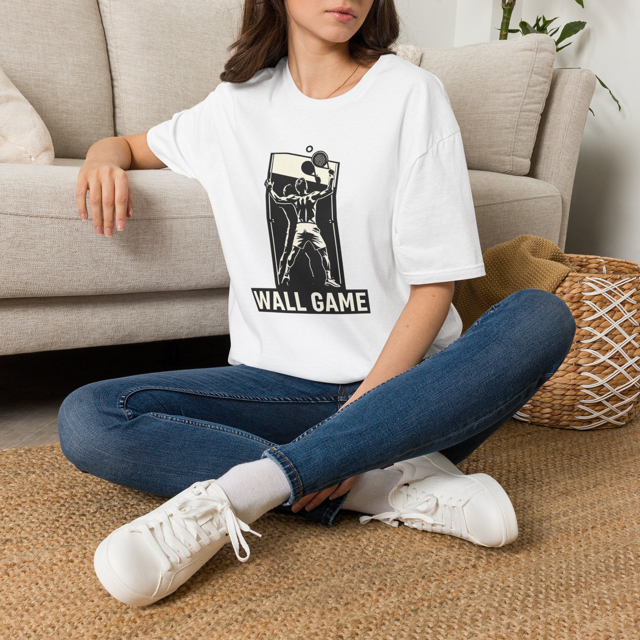 Wall Game Padel Tennis T-Shirt — Retro Tee