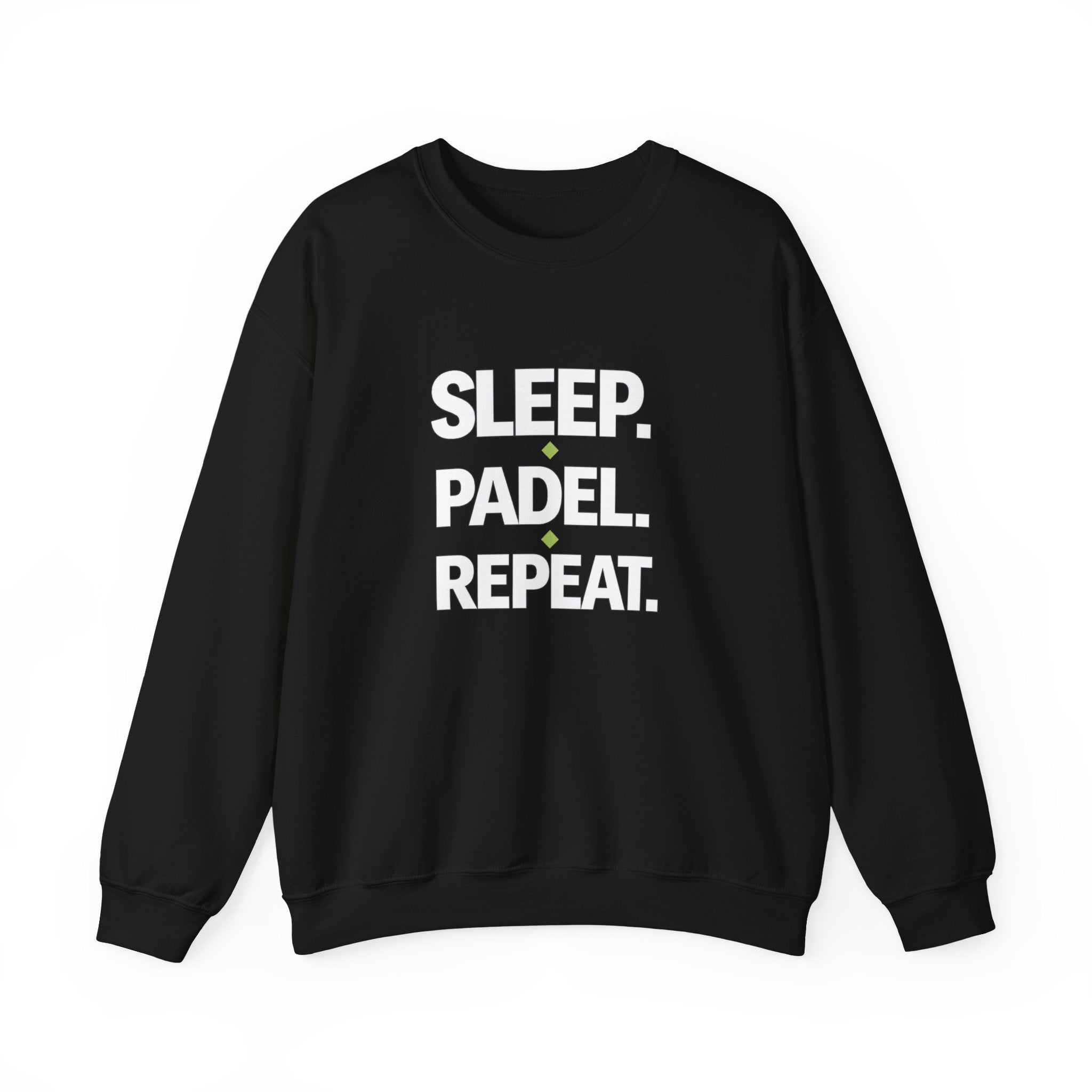 Padel Crewneck Sweatshirt — "Sleep. Padel. Repeat." Casual Sports Pullover