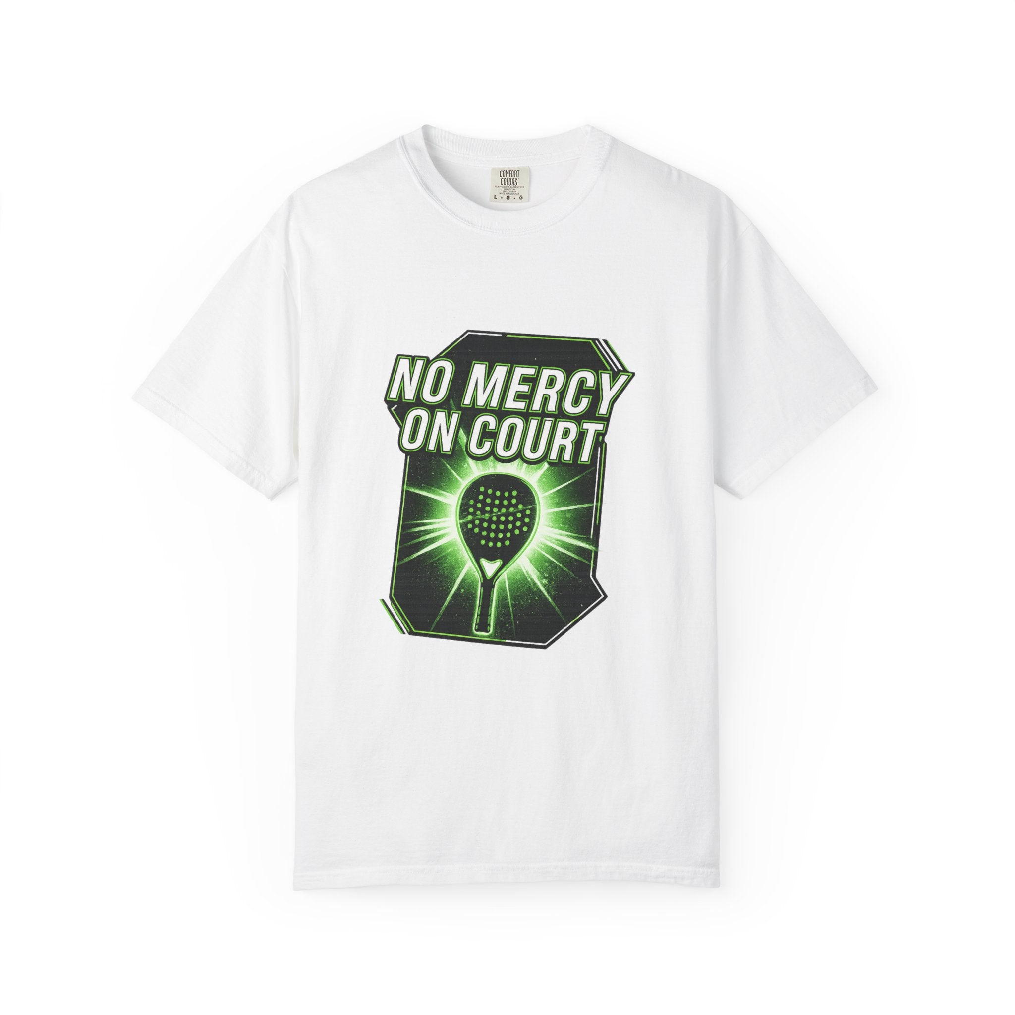 T-Shirt — "No Mercy On Court" Padel Graphic Tee