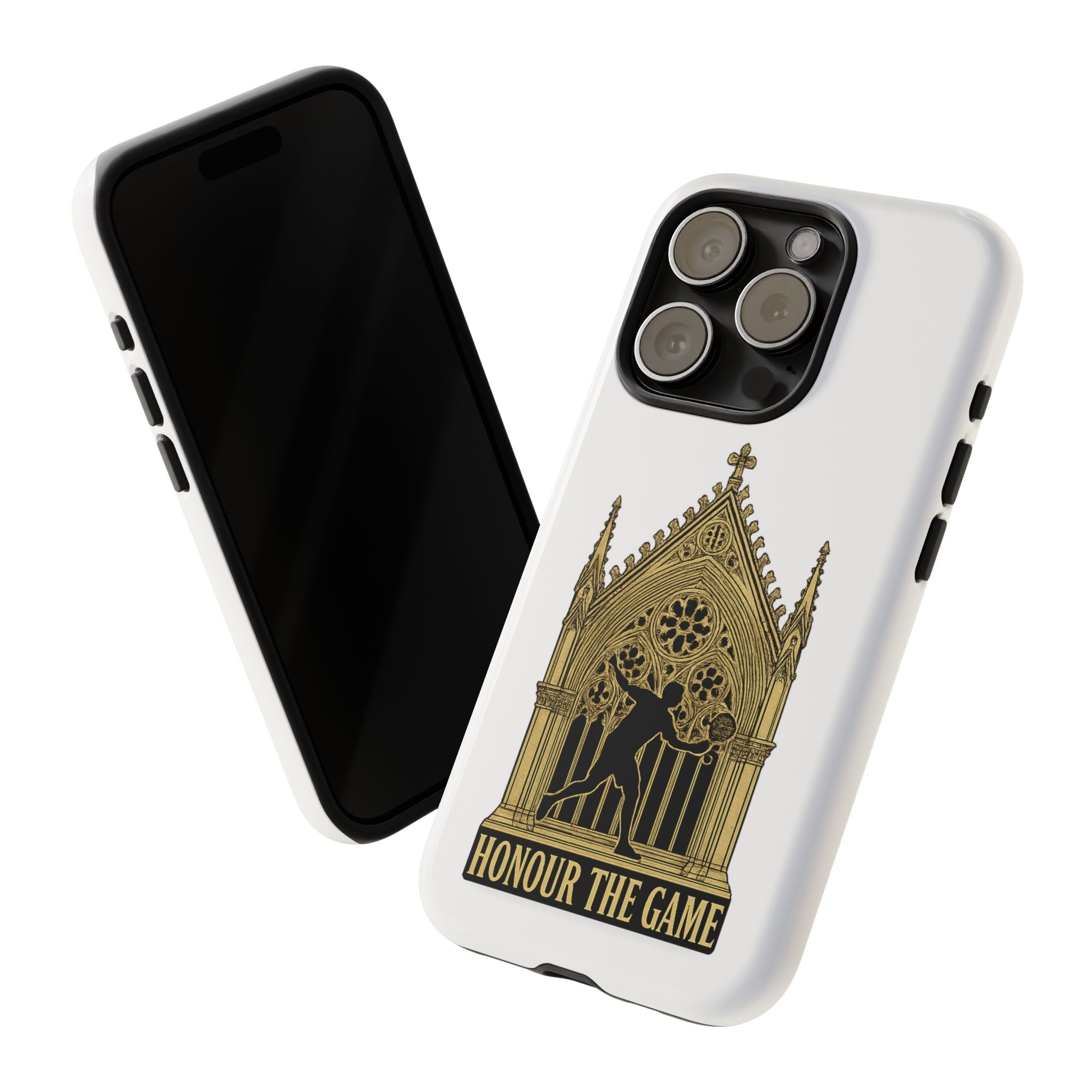 Phone Case — 'Honour the Game' Gothic Padel Tennis Cathedral Design