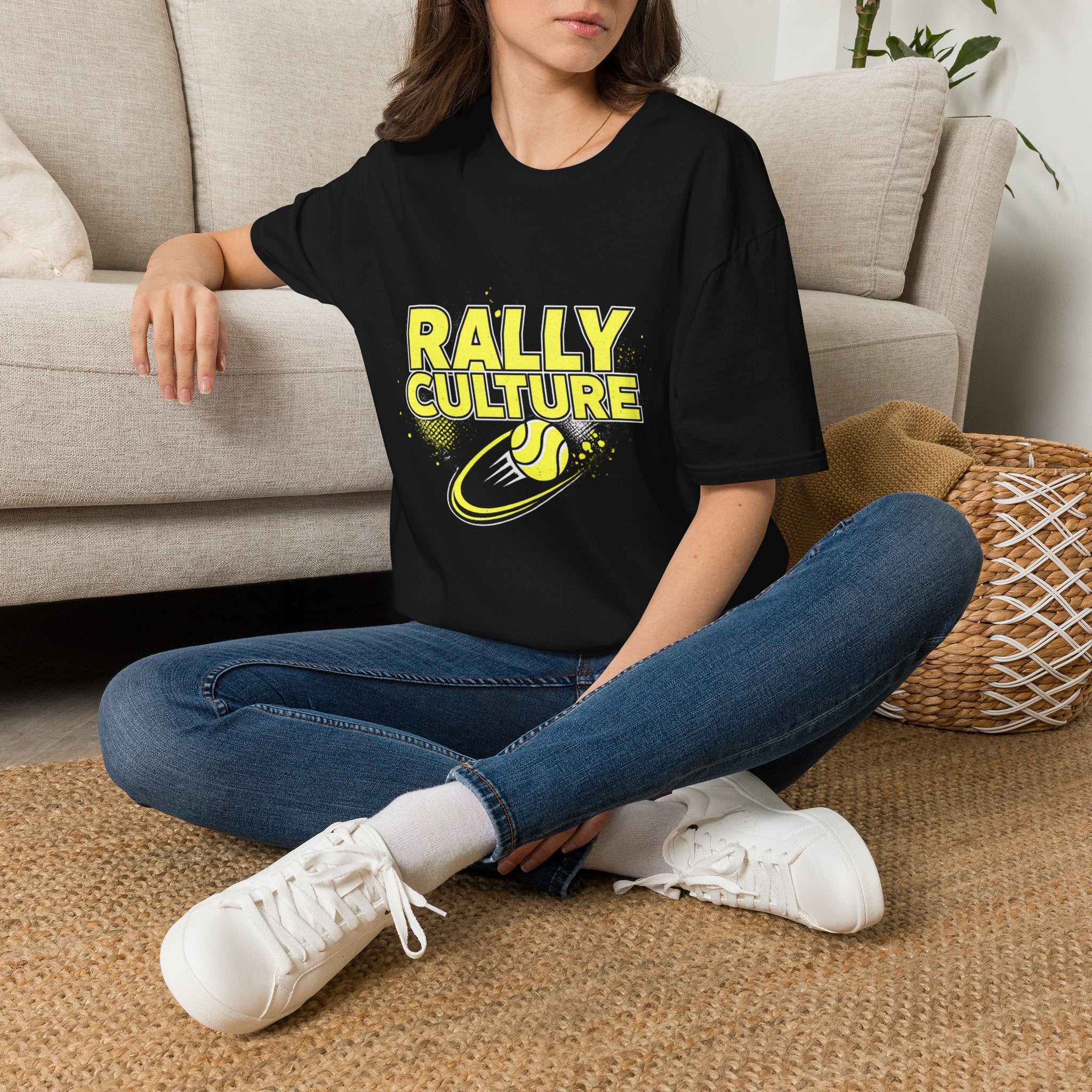 Rally Culture padel T-Shirt — Retro Sporting Graphic Tee