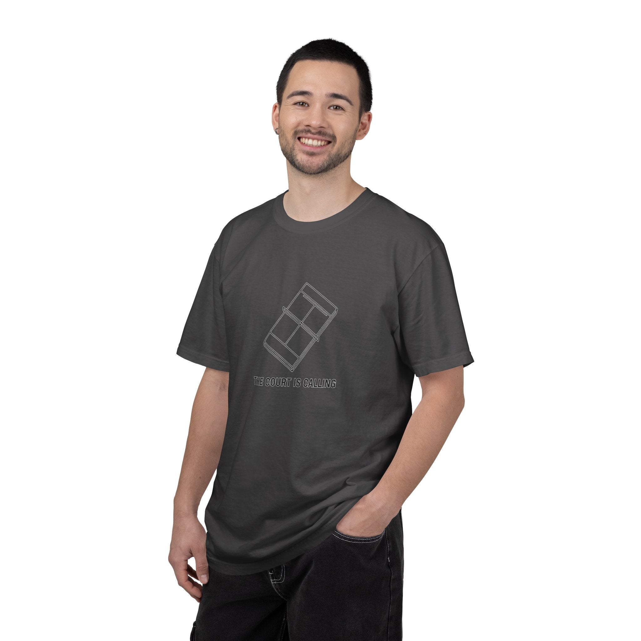 Padel Tennis T-Shirt — "The Court Is Calling" Minimalist Graphic Tee