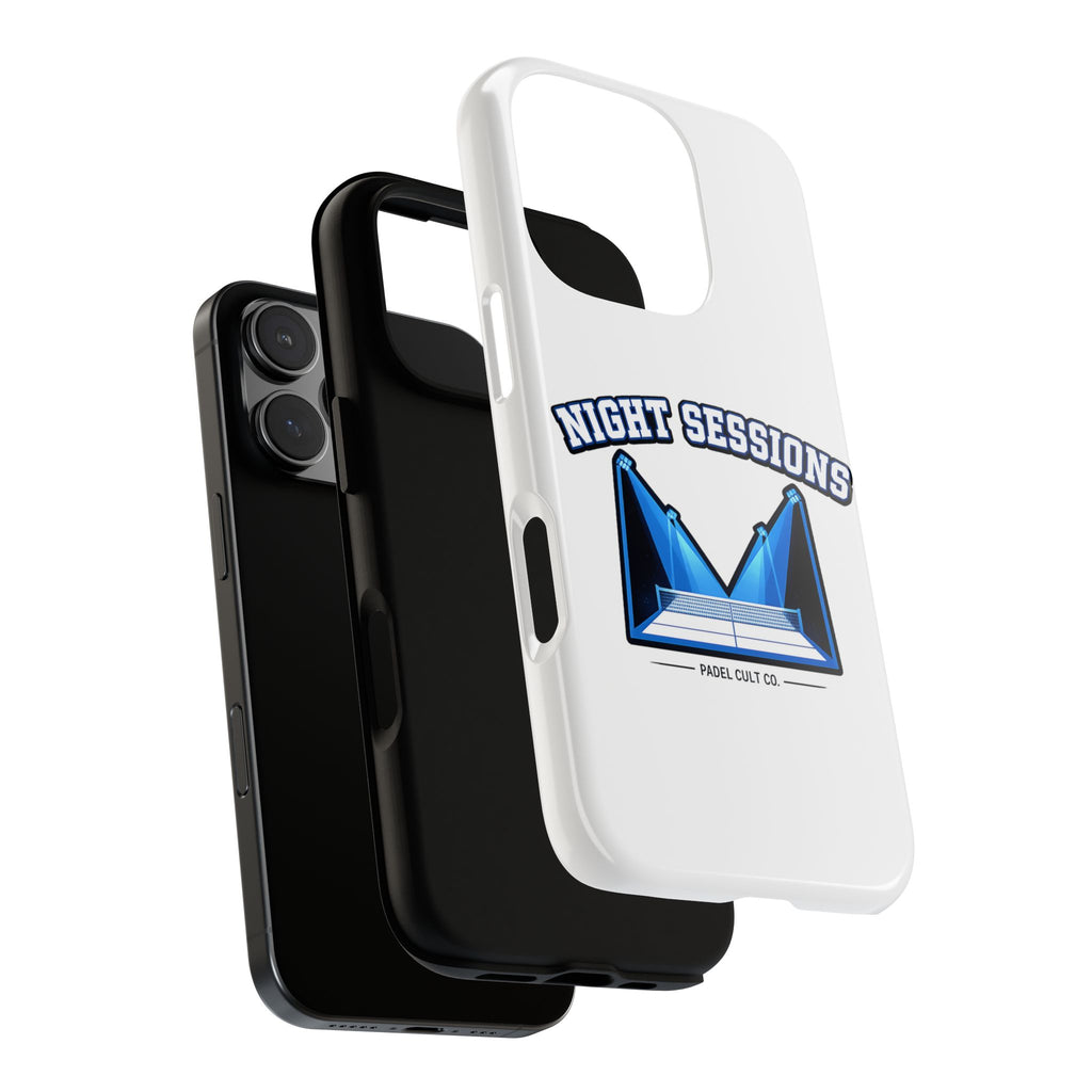 Night Sessions Phone Case — Tough Protective Slim Case with Padel-Inspired Design