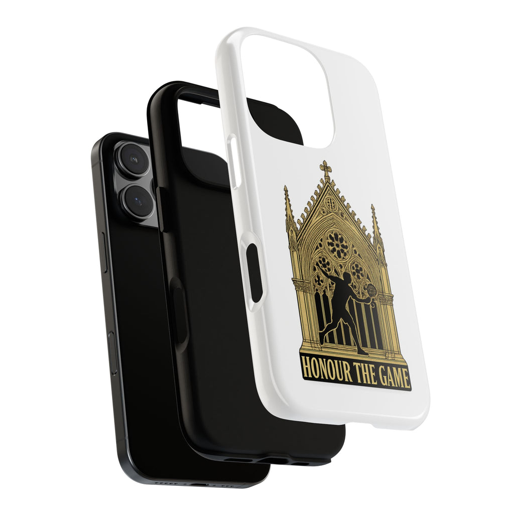 Phone Case — 'Honour the Game' Gothic Padel Tennis Cathedral Design