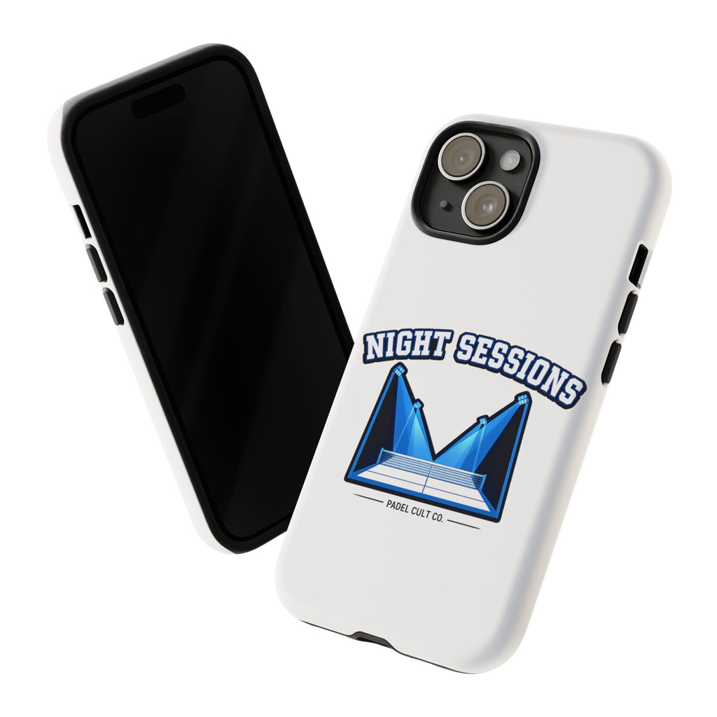Night Sessions Phone Case — Tough Protective Slim Case with Padel-Inspired Design