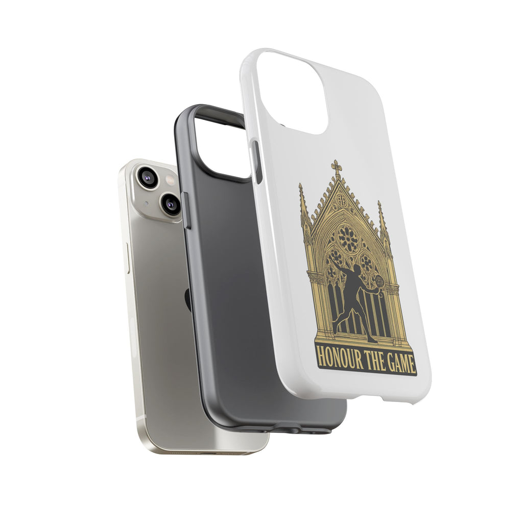 Phone Case — 'Honour the Game' Gothic Padel Tennis Cathedral Design