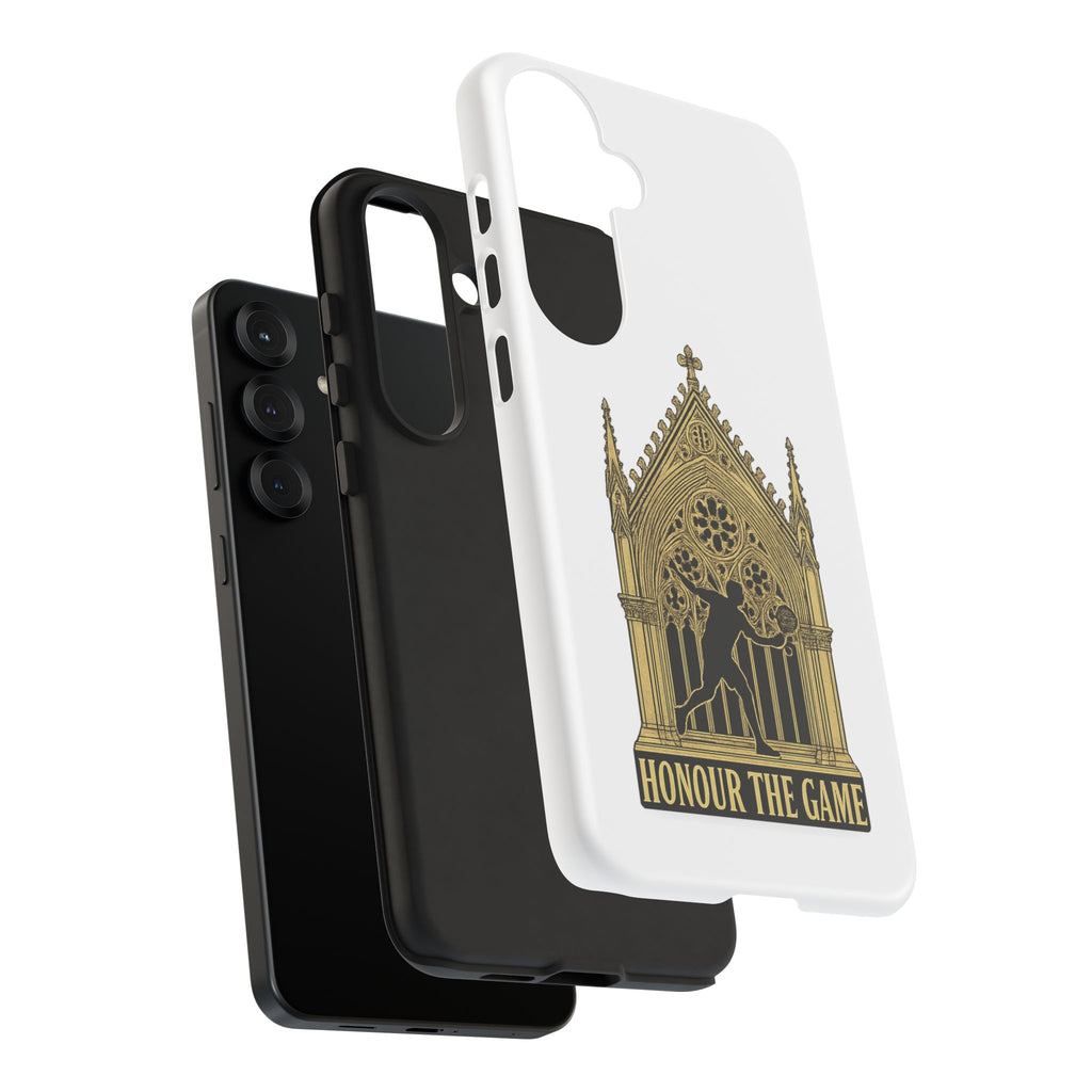 Phone Case — 'Honour the Game' Gothic Padel Tennis Cathedral Design