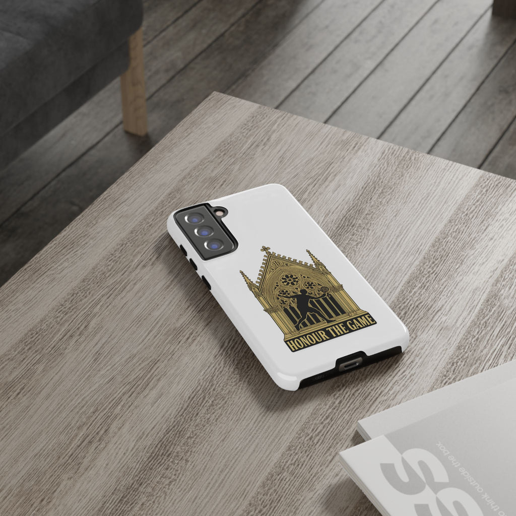 Phone Case — 'Honour the Game' Gothic Padel Tennis Cathedral Design