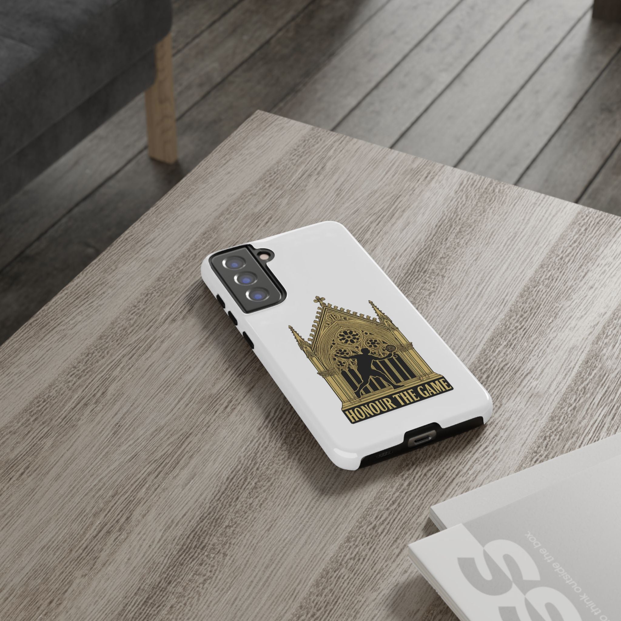 Phone Case — 'Honour the Game' Gothic Padel Tennis Cathedral Design