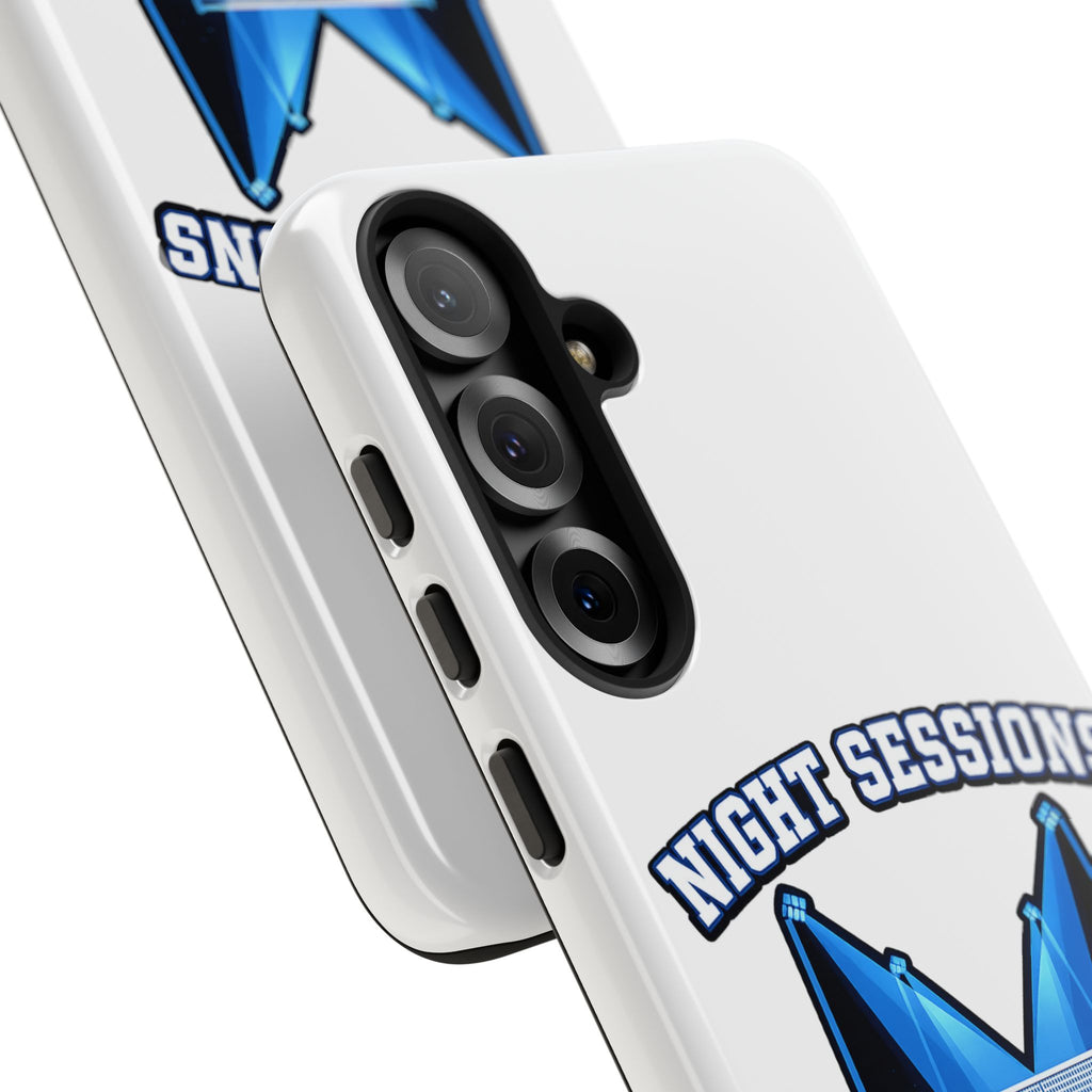 Night Sessions Phone Case — Tough Protective Slim Case with Padel-Inspired Design