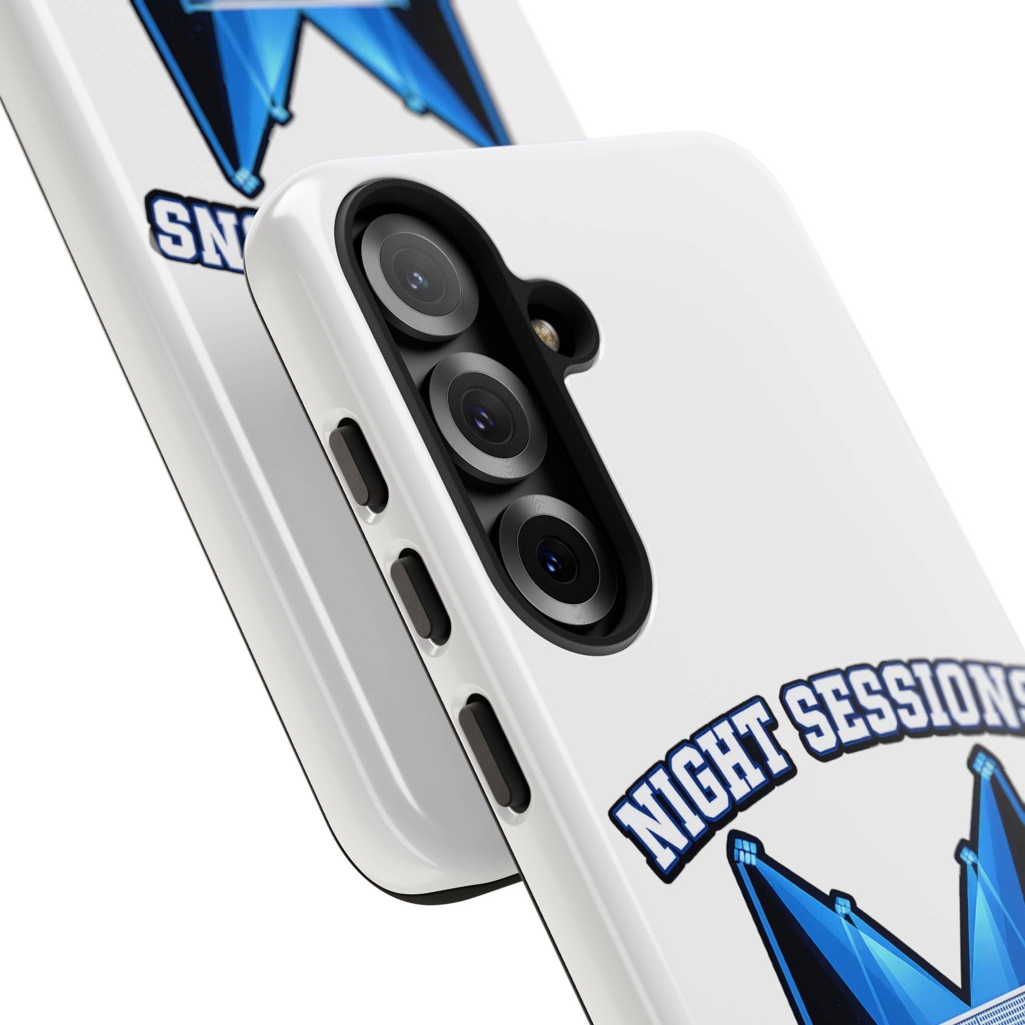 Night Sessions Phone Case — Tough Protective Slim Case with Padel-Inspired Design