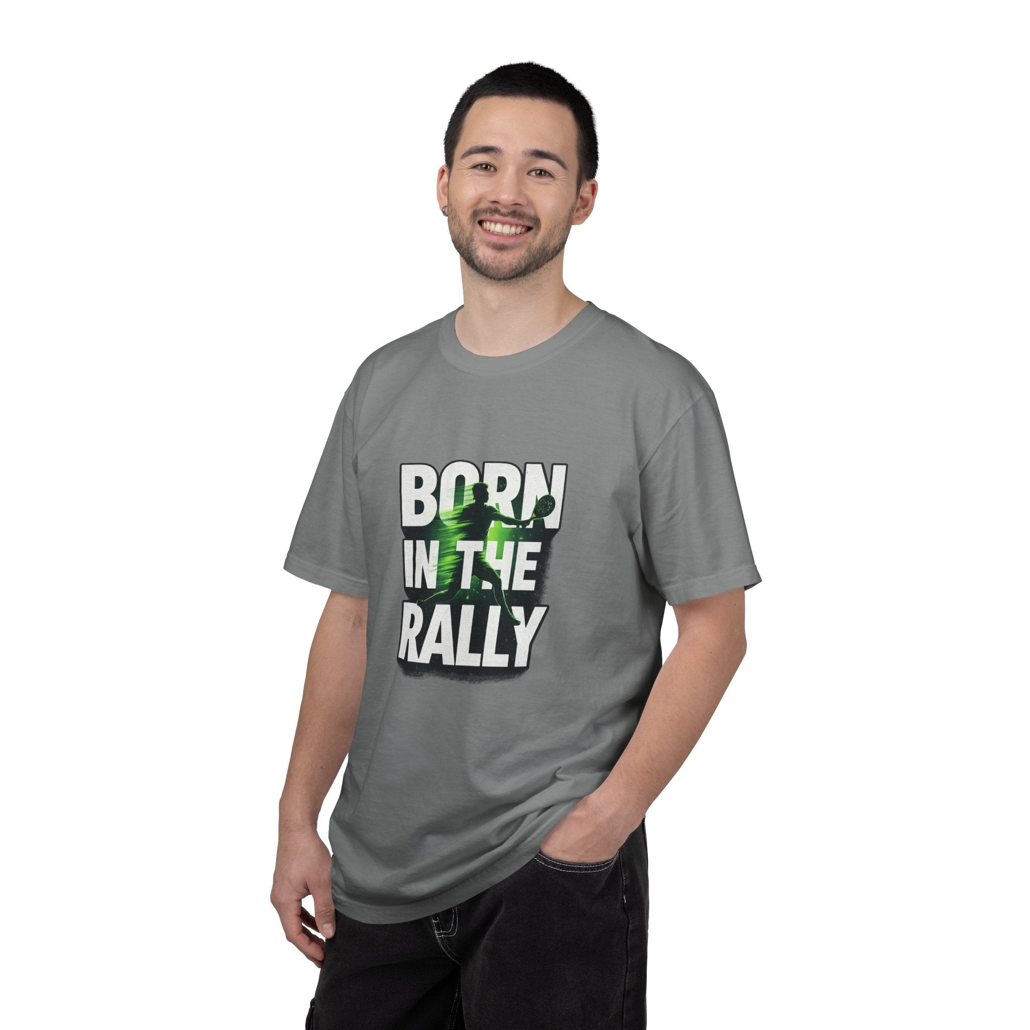 Born in the Rally T-Shirt — Padel Tennis Shirt.