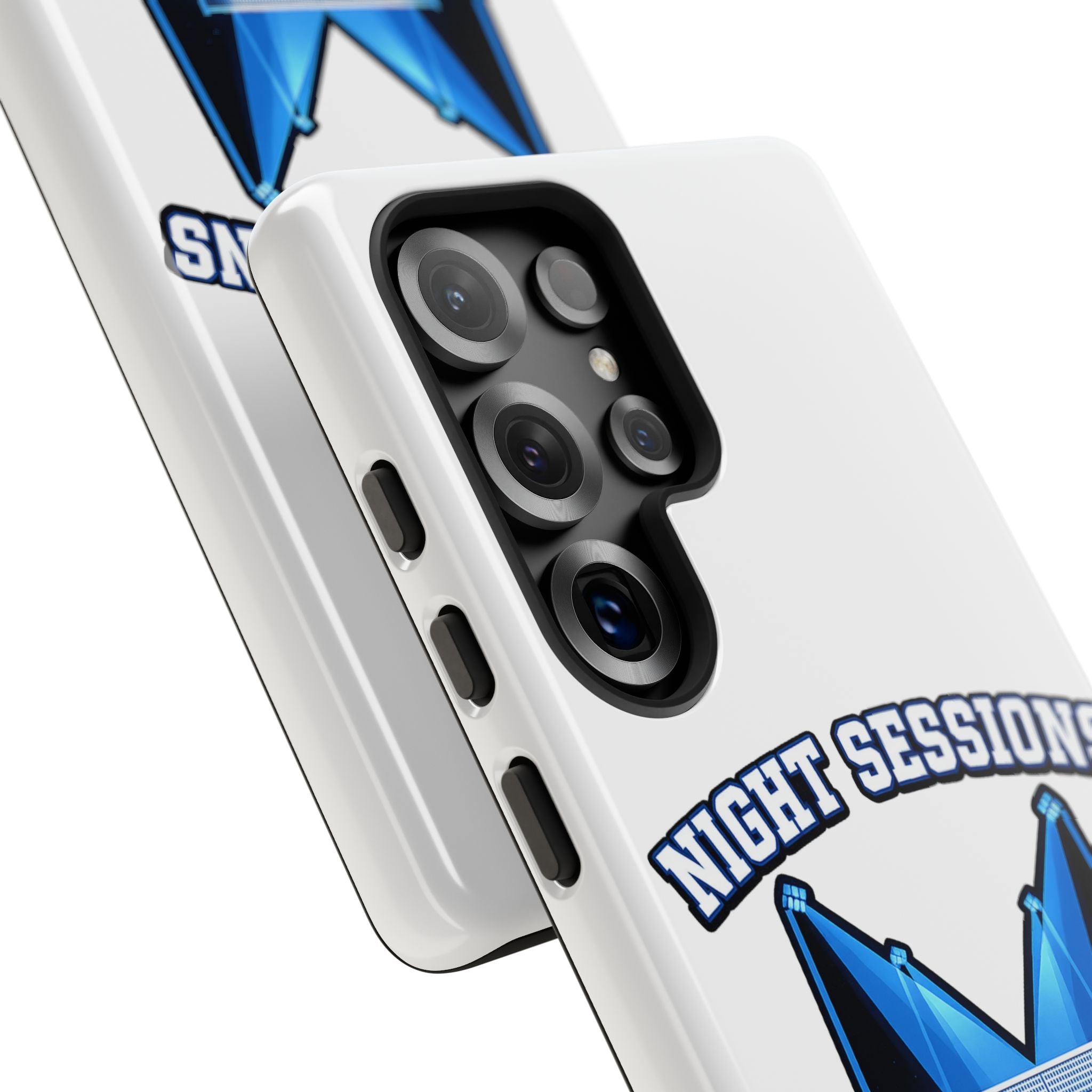 Night Sessions Phone Case — Tough Protective Slim Case with Padel-Inspired Design