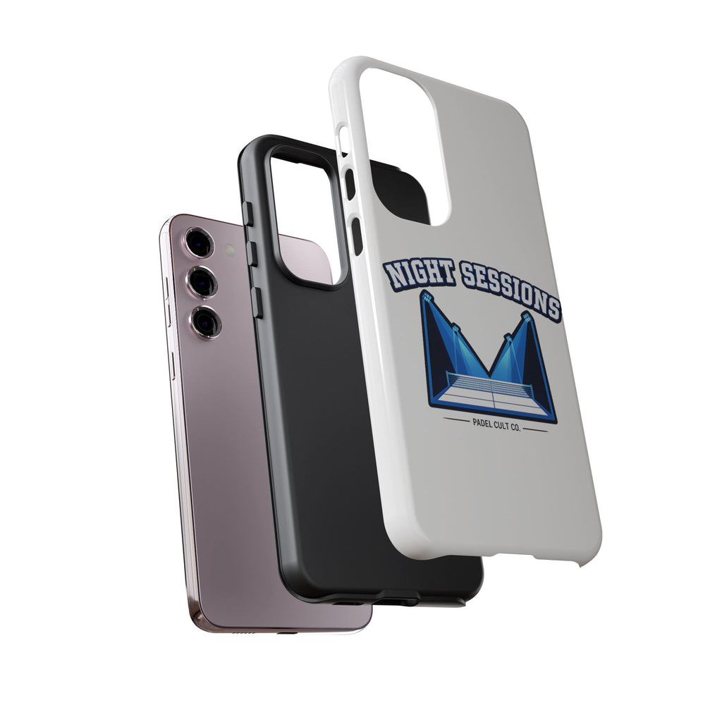 Night Sessions Phone Case — Tough Protective Slim Case with Padel-Inspired Design
