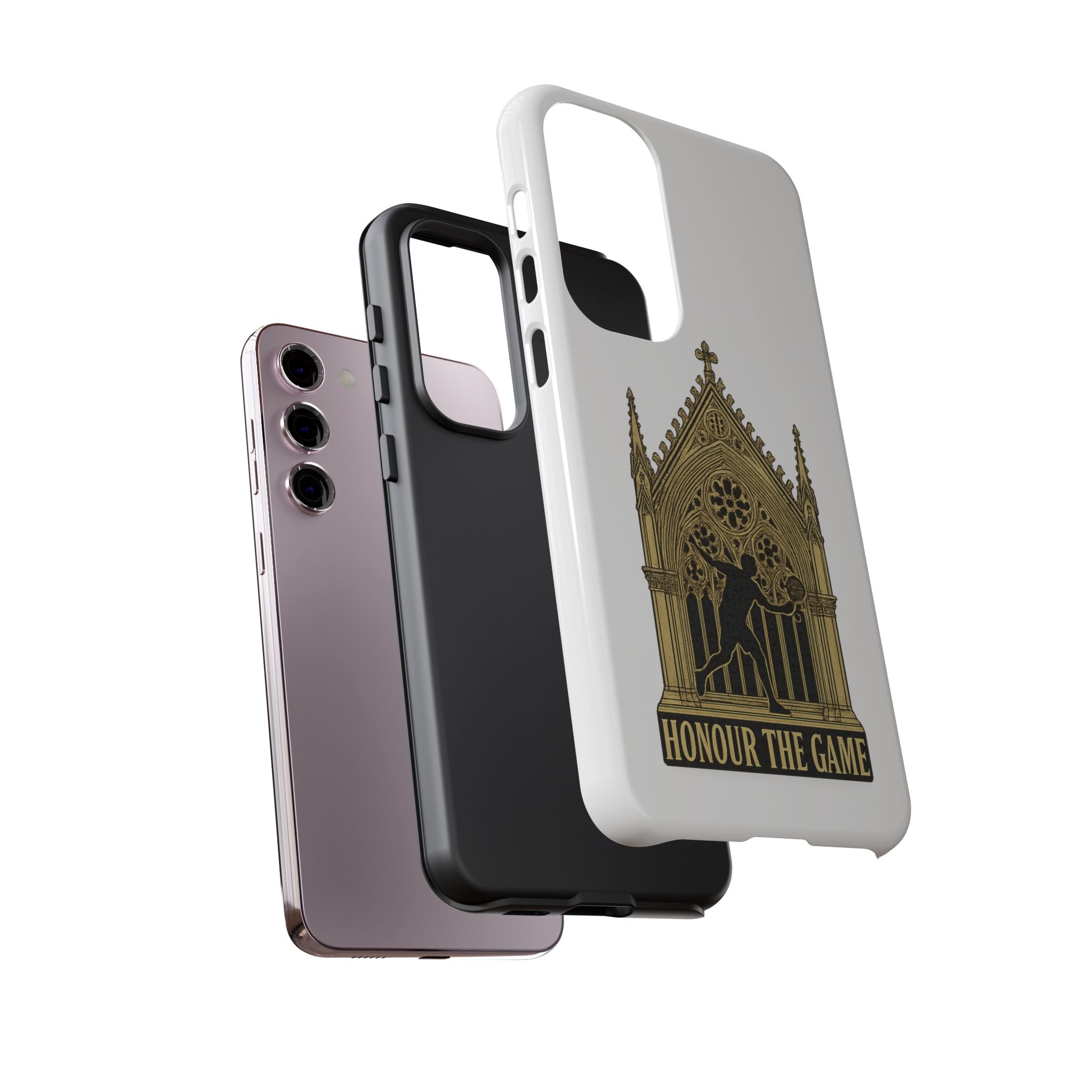 Phone Case — 'Honour the Game' Gothic Padel Tennis Cathedral Design