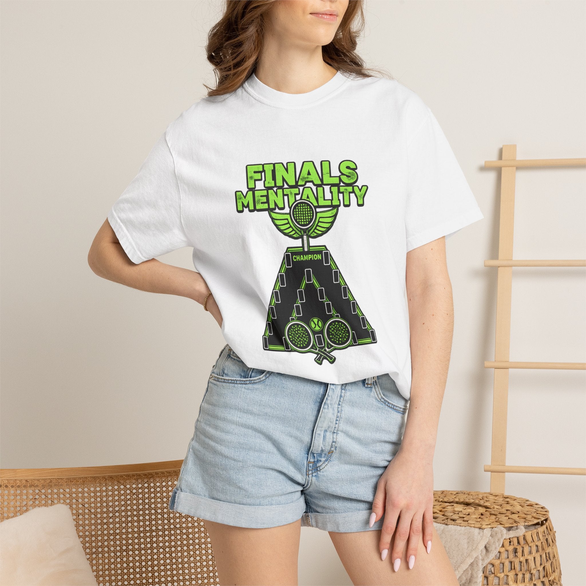 Finals Mentality T‑Shirt — Padel Tournament Champion Tee