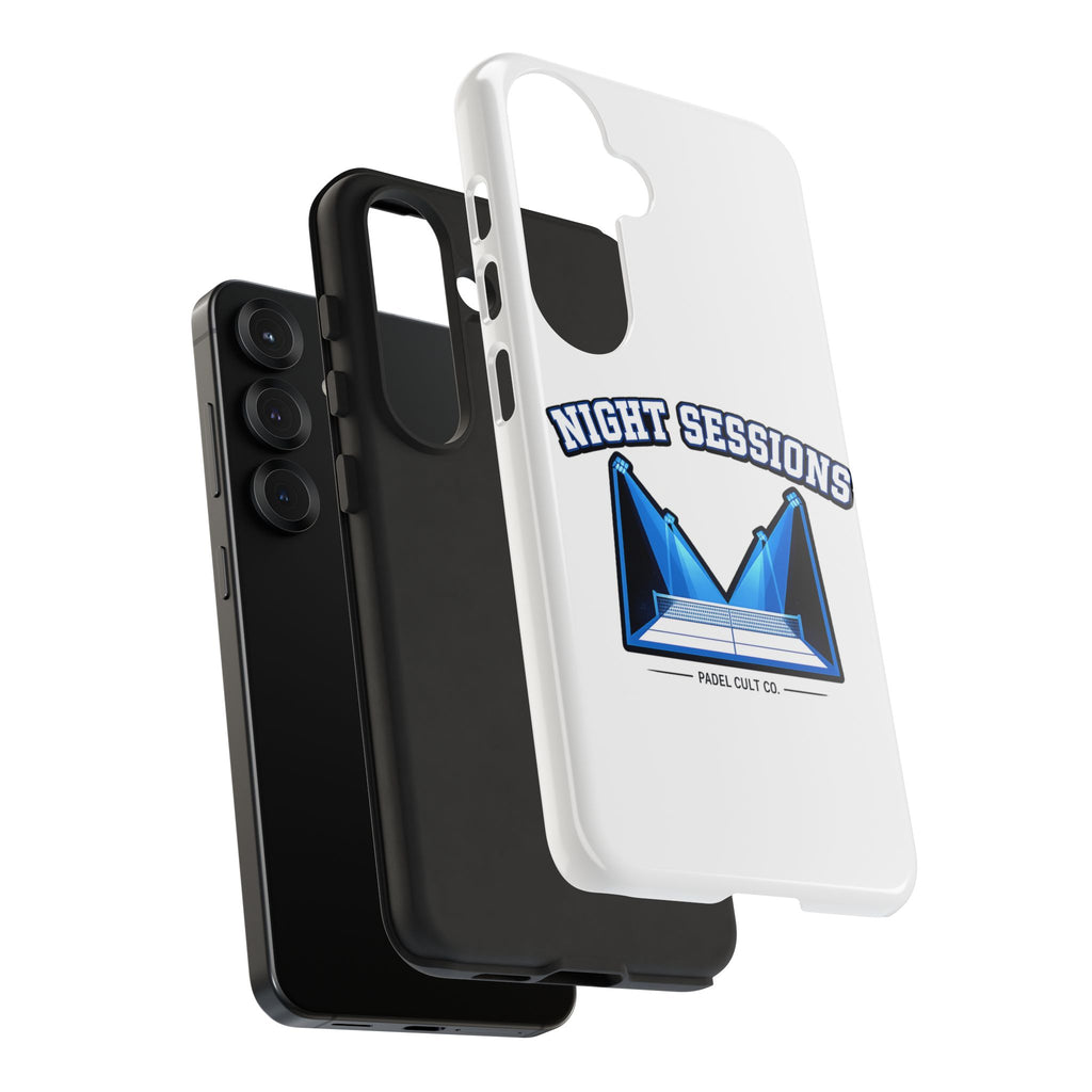Night Sessions Phone Case — Tough Protective Slim Case with Padel-Inspired Design