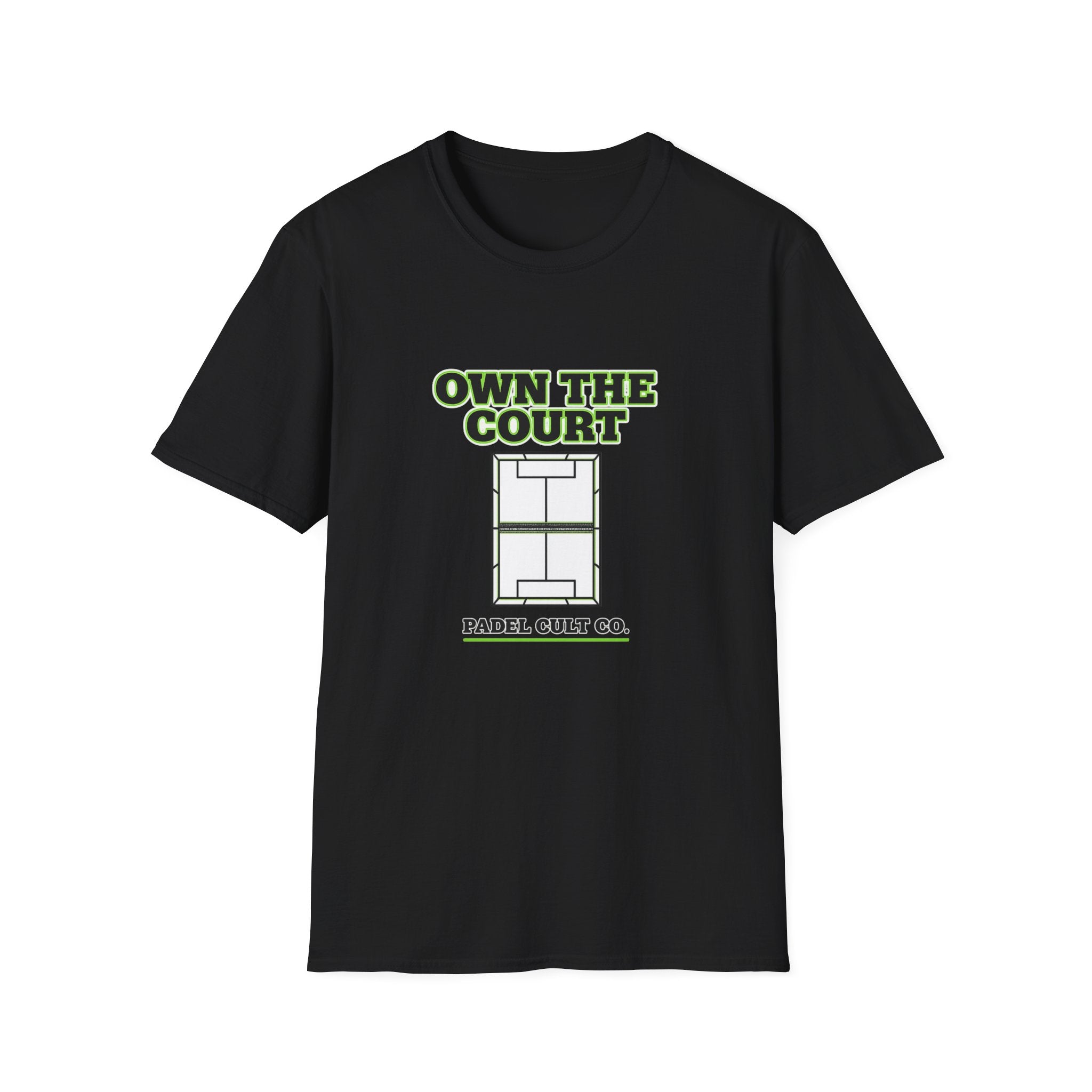 Own The Court Padel T-Shirt — Vintage Court Graphic Tee