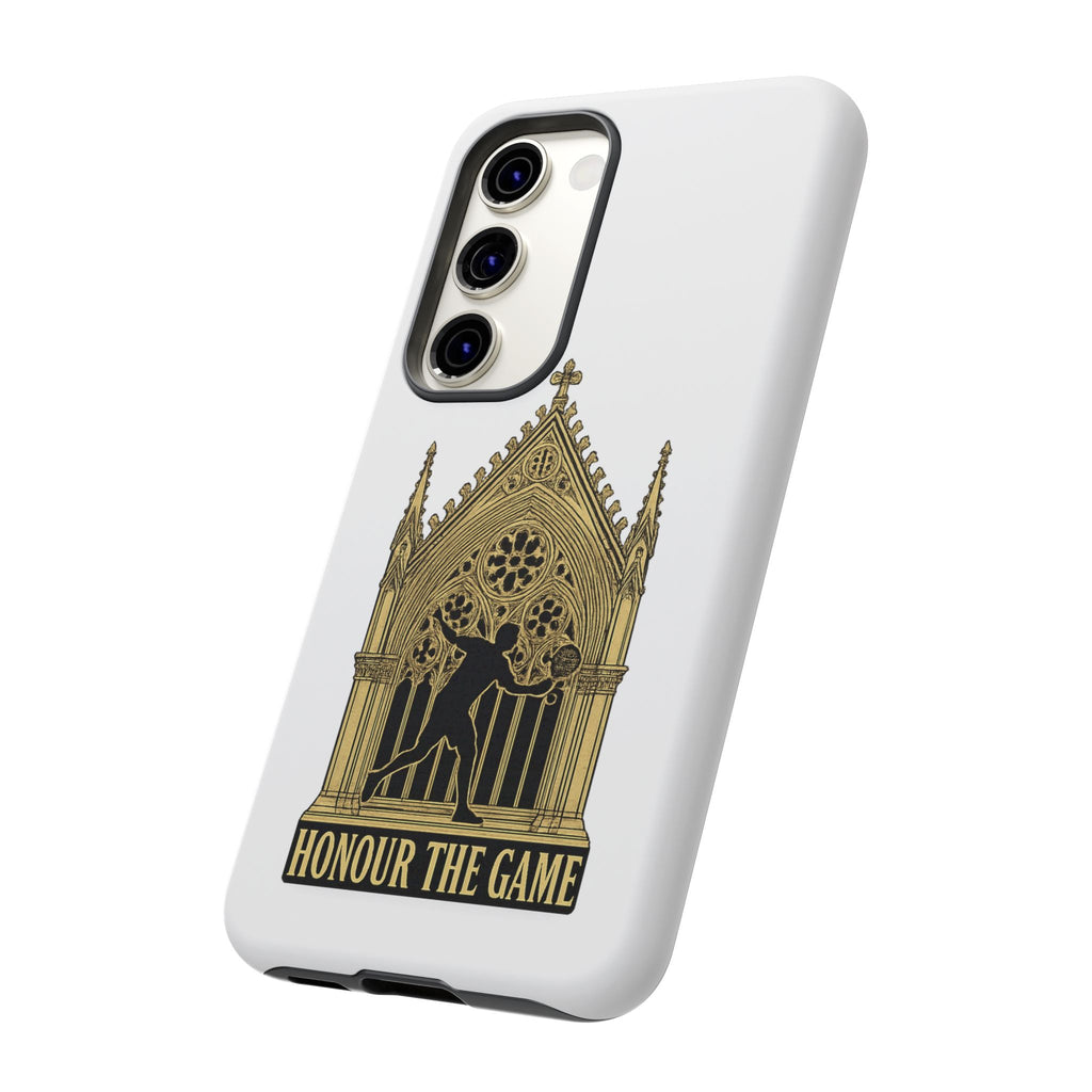 Phone Case — 'Honour the Game' Gothic Padel Tennis Cathedral Design