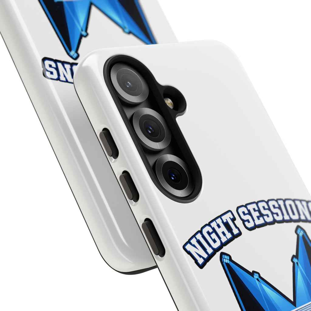 Night Sessions Phone Case — Tough Protective Slim Case with Padel-Inspired Design