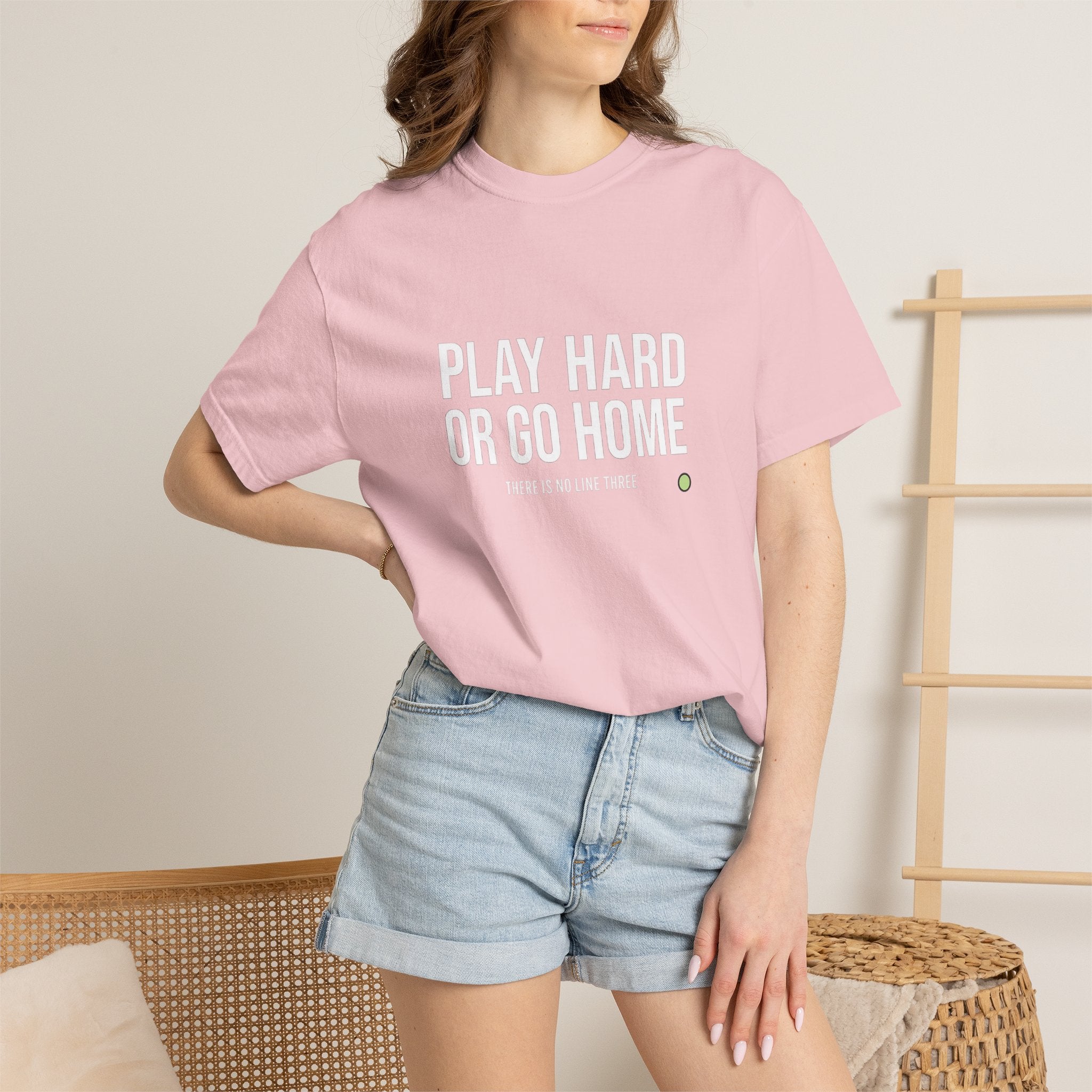 Play Hard or Go Home T-Shirt — Padel Tennis Sports Tee