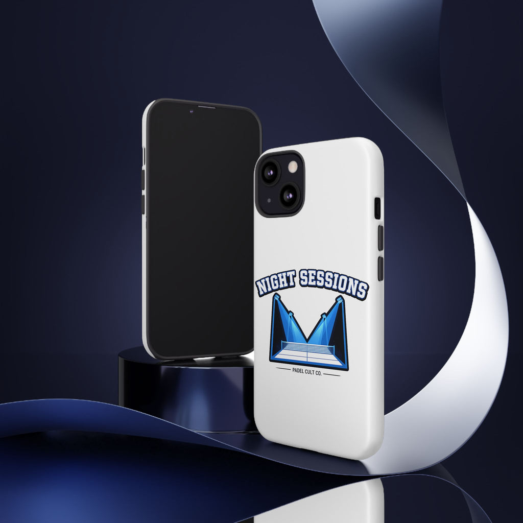 Night Sessions Phone Case — Tough Protective Slim Case with Padel-Inspired Design