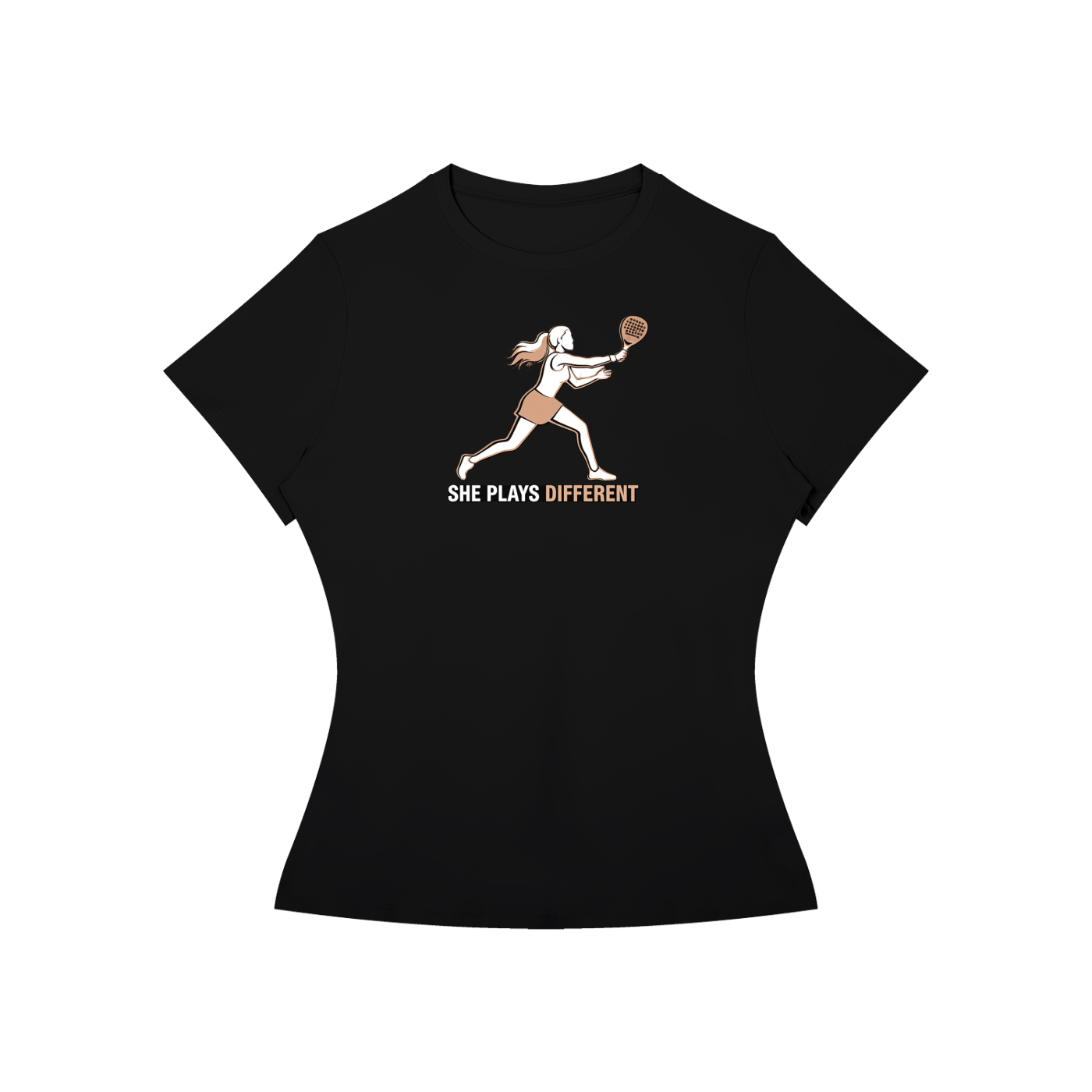 Women’s Slim Fit Performance T-Shirt / She Plays Different.