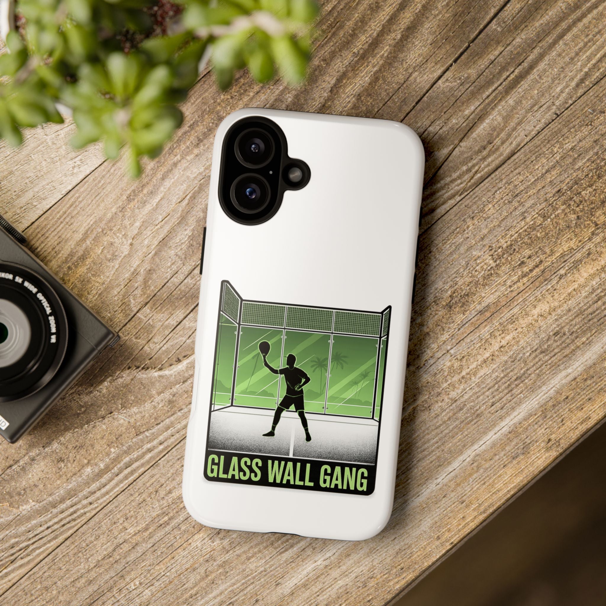 Phone Case — Glass Wall Gang Padel Tennis Design
