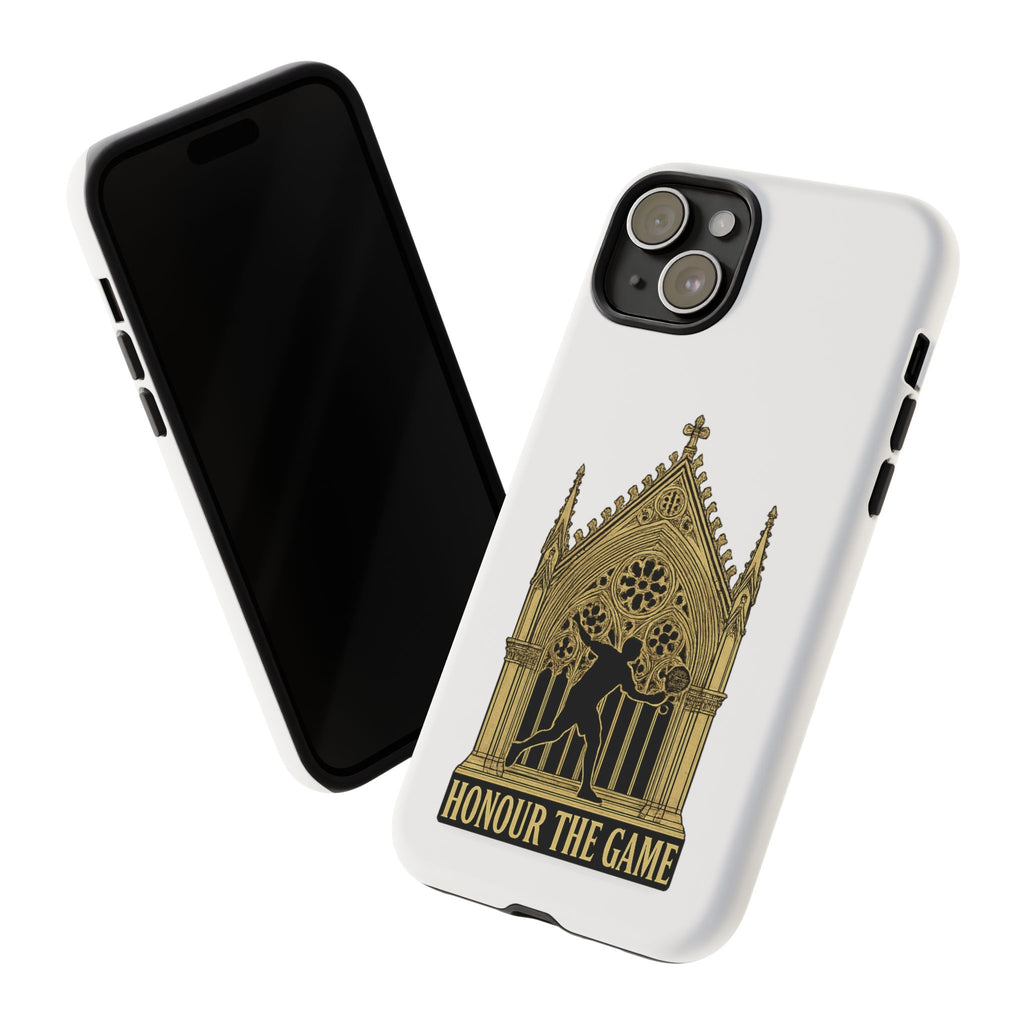 Phone Case — 'Honour the Game' Gothic Padel Tennis Cathedral Design