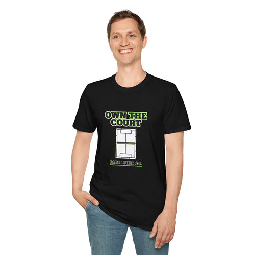 Own The Court Padel T-Shirt — Vintage Court Graphic Tee