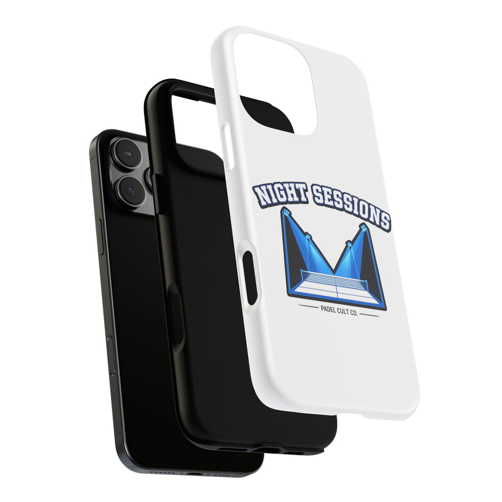 Night Sessions Phone Case — Tough Protective Slim Case with Padel-Inspired Design