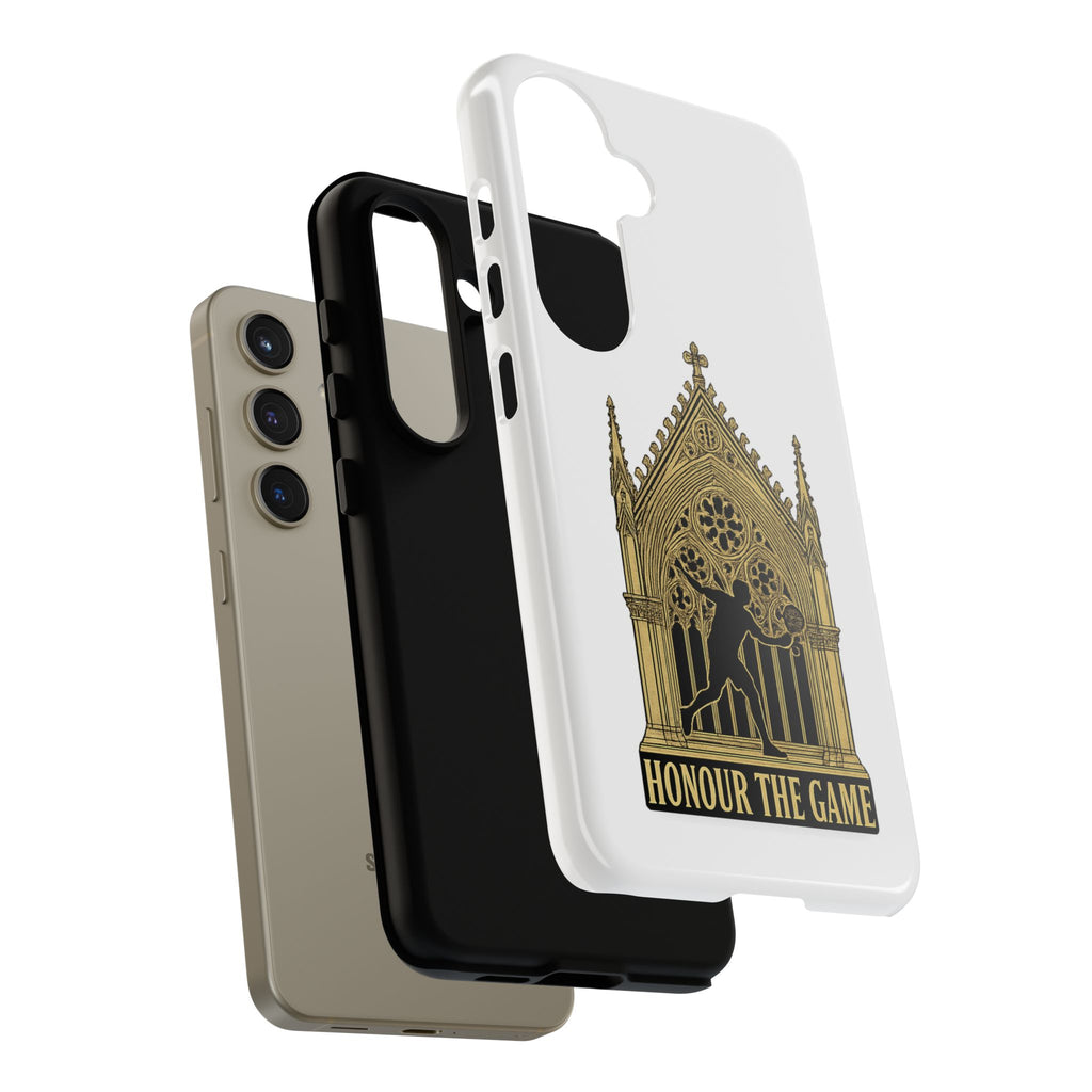 Phone Case — 'Honour the Game' Gothic Padel Tennis Cathedral Design