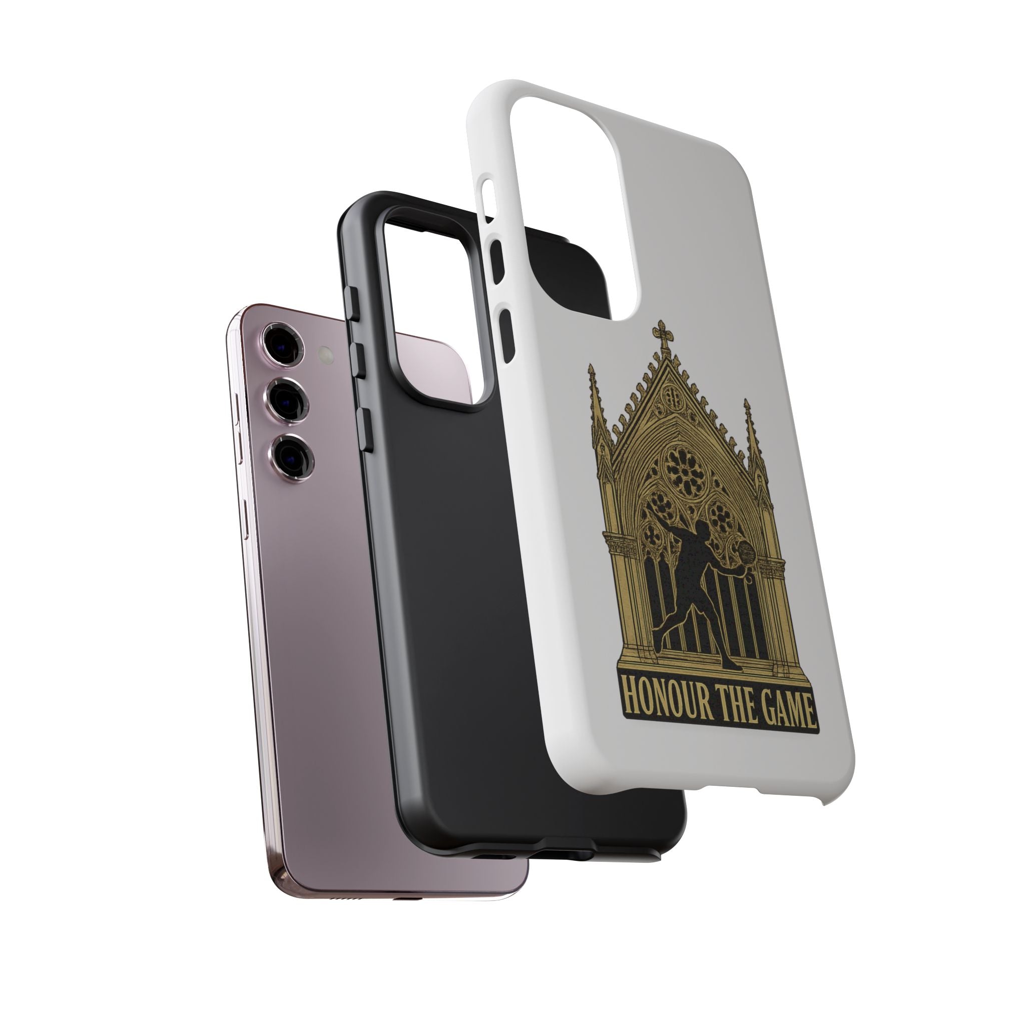 Phone Case — 'Honour the Game' Gothic Padel Tennis Cathedral Design