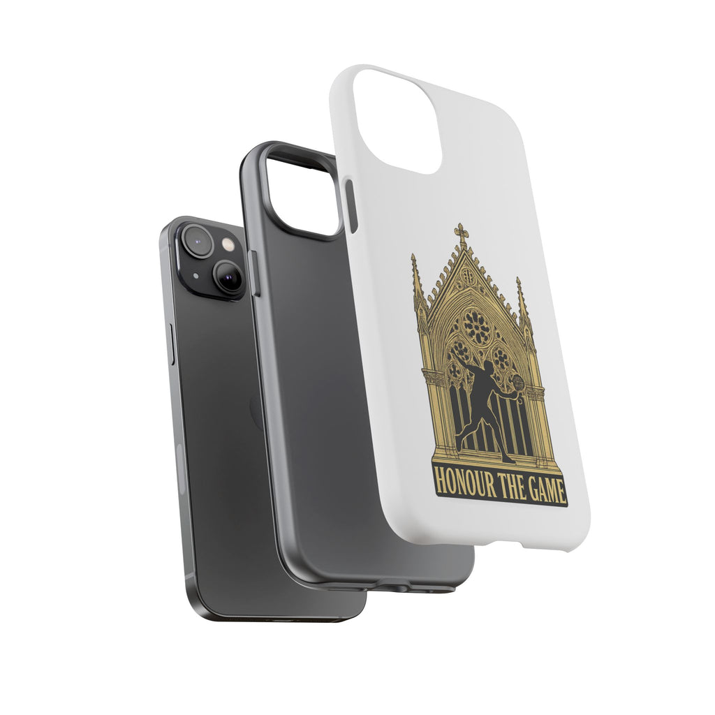 Phone Case — 'Honour the Game' Gothic Padel Tennis Cathedral Design