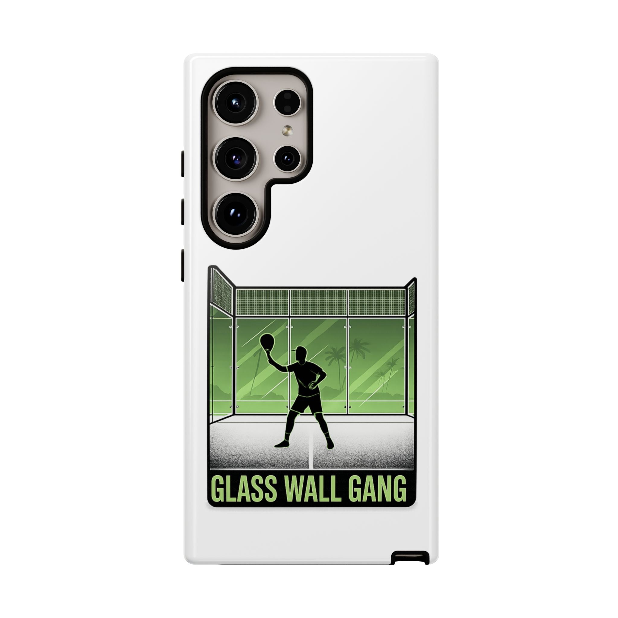 Phone Case — Glass Wall Gang Padel Tennis Design