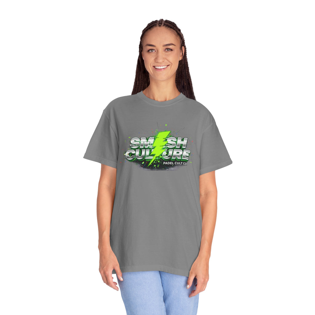 Smash Culture Lightning Logo T-Shirt — Padel Club Graphic Tee