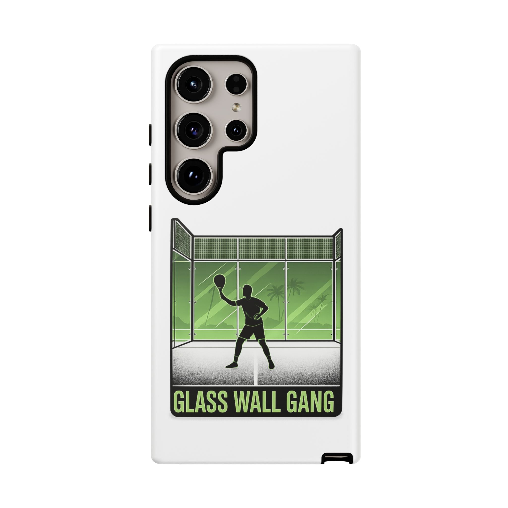 Phone Case — Glass Wall Gang Padel Tennis Design