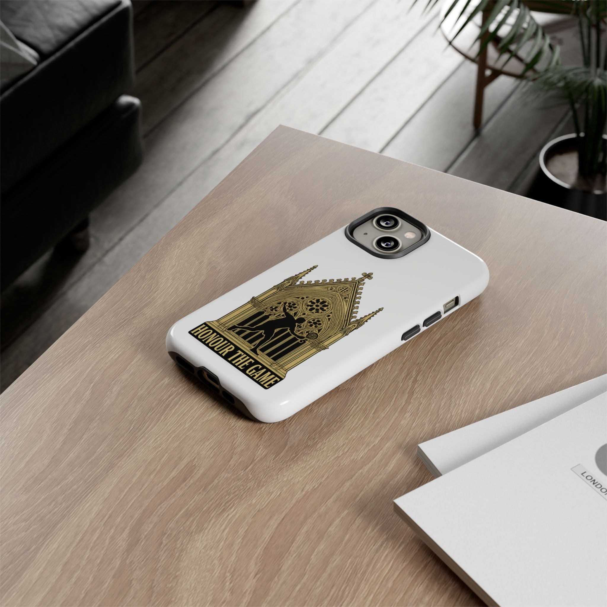 Phone Case — 'Honour the Game' Gothic Padel Tennis Cathedral Design