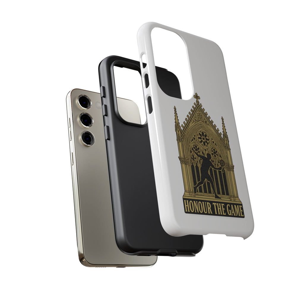 Phone Case — 'Honour the Game' Gothic Padel Tennis Cathedral Design