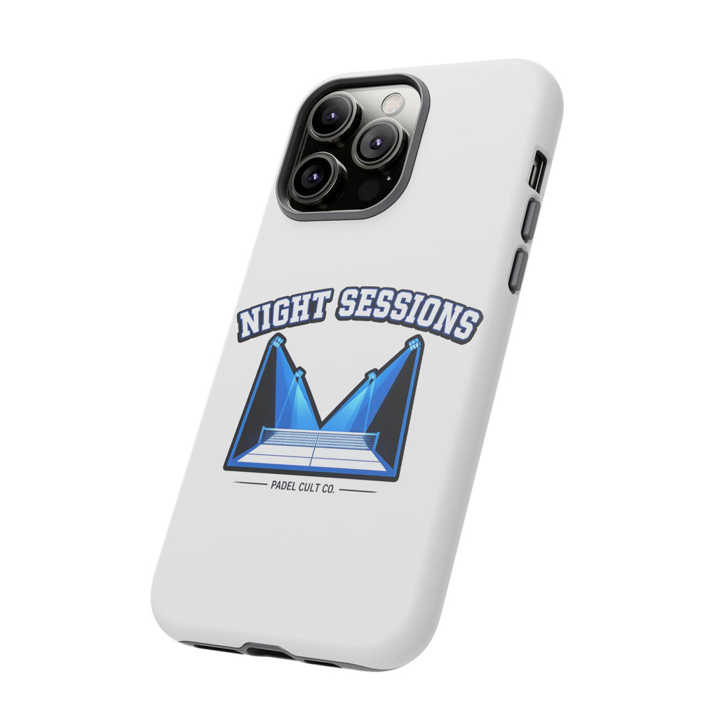 Night Sessions Phone Case — Tough Protective Slim Case with Padel-Inspired Design